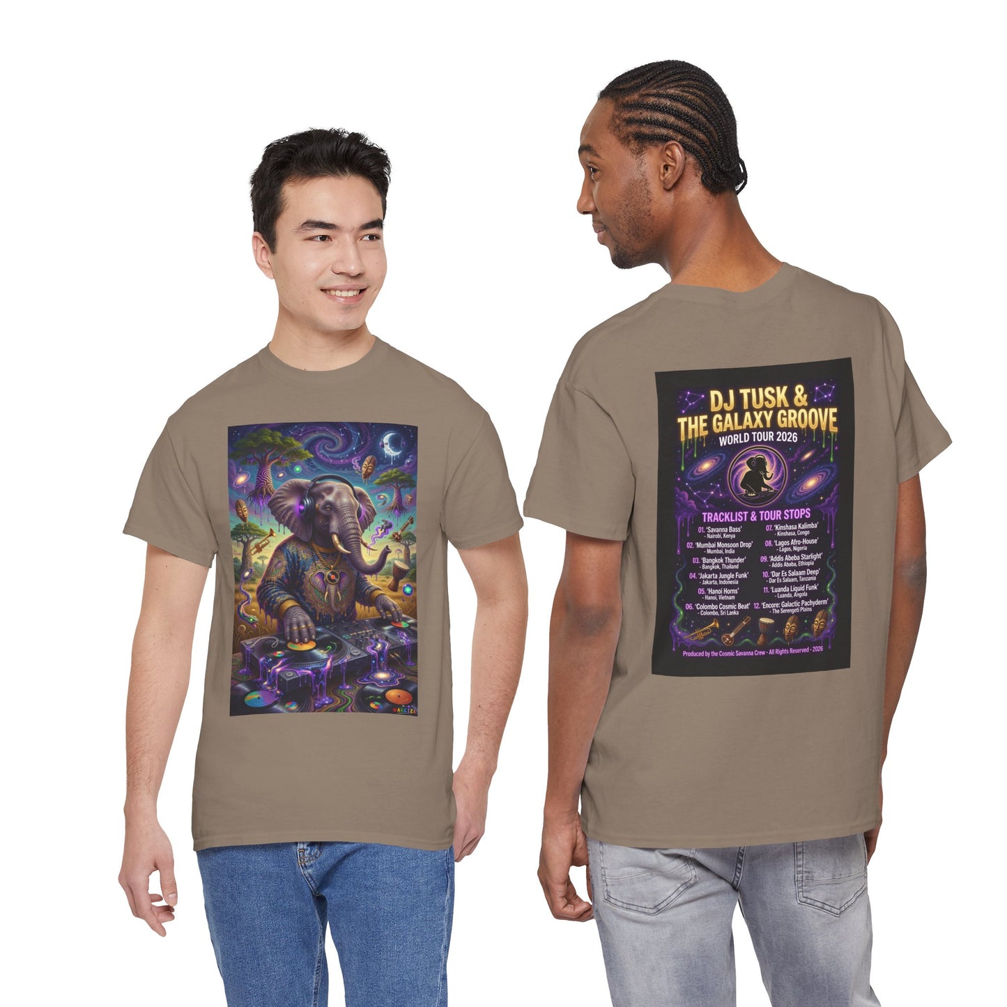 DJ Tusk World Tour  — Narciza Unisex T-shirt