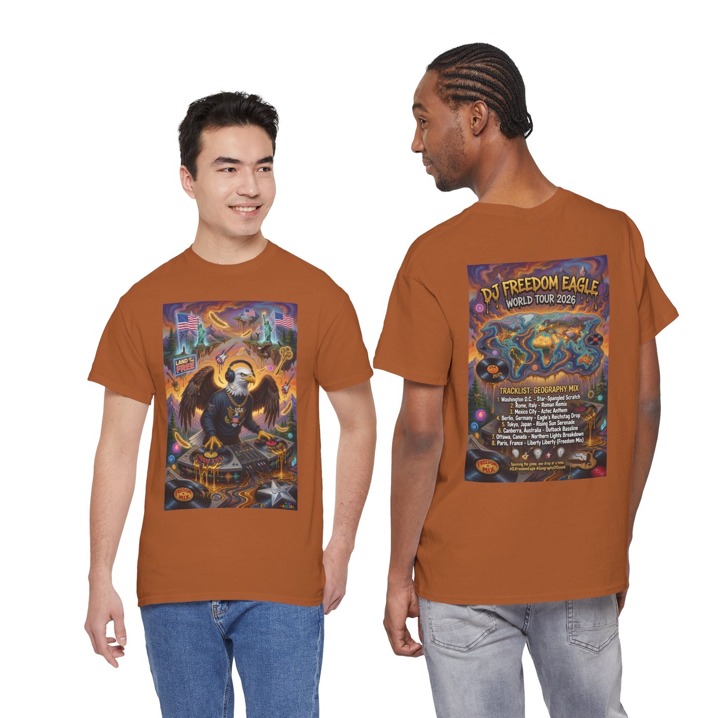 DJ Freedom Eagle World Tour - Narciza Unisex T-shirt