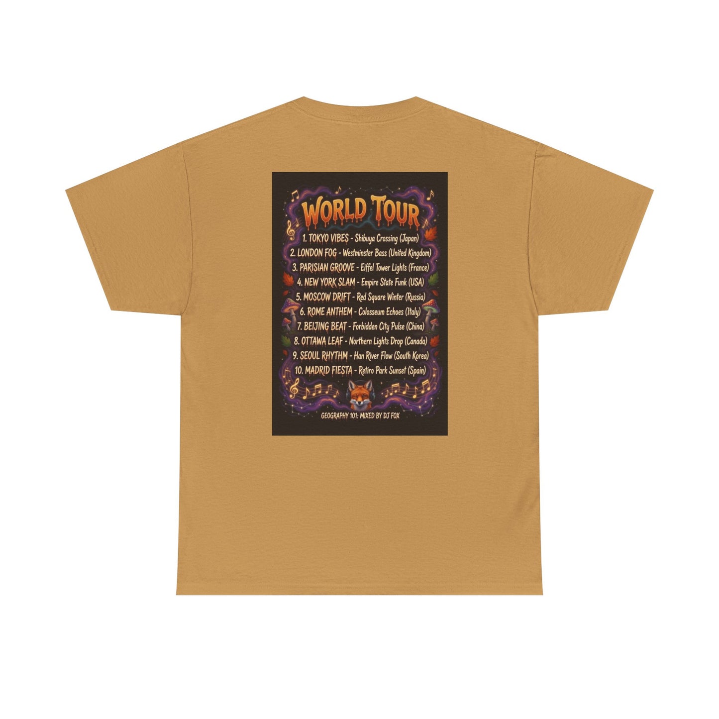 DJ Fox World Tour - Narciza T‑Shirt