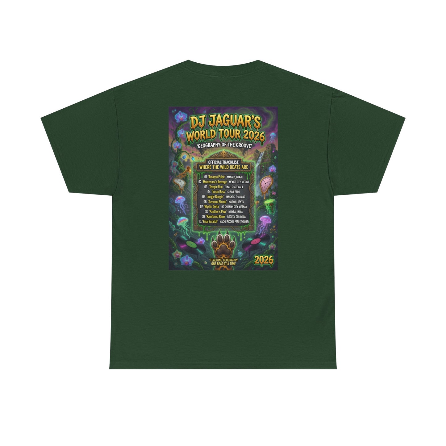 DJ Jaguar World Tour - Narciza Unisex T‑Shirt