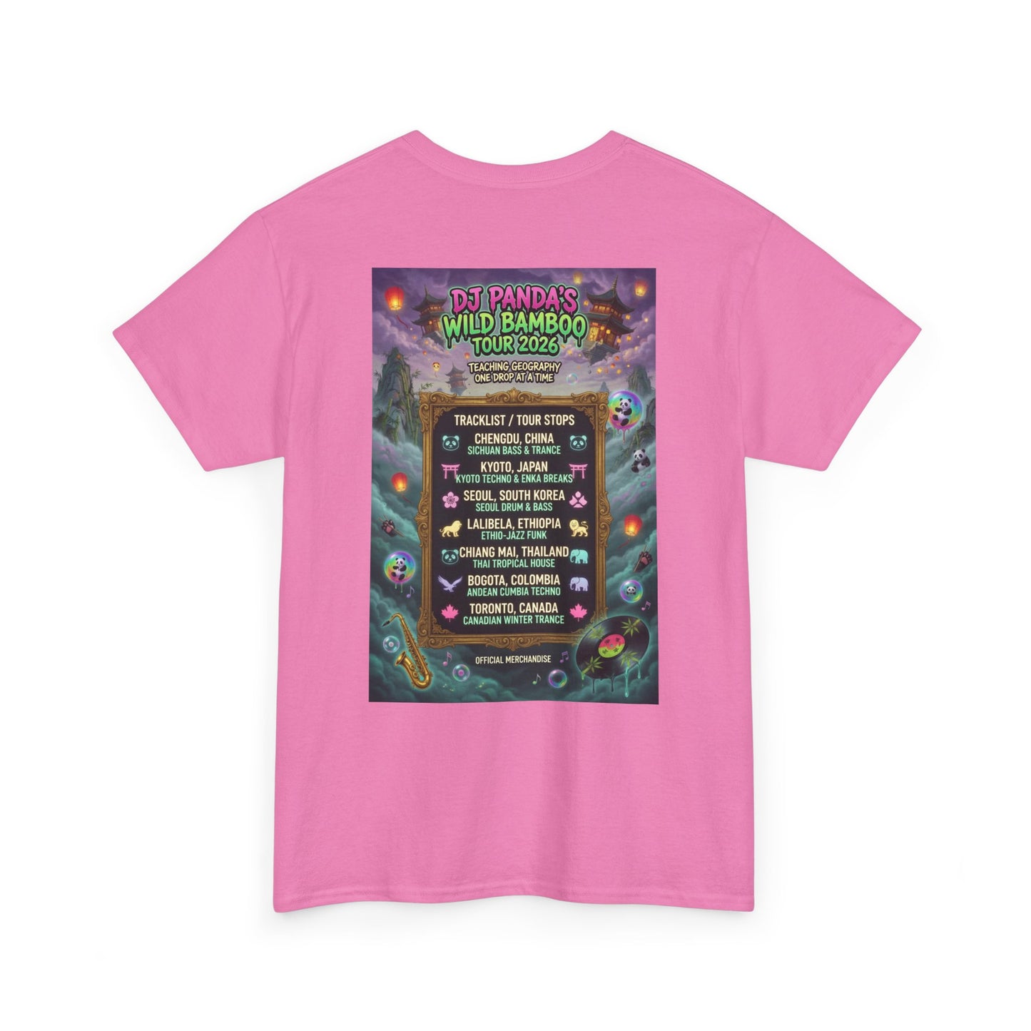 DJ Panda Wild Bamboo Tour —  Narciza Unisex T-Shirt