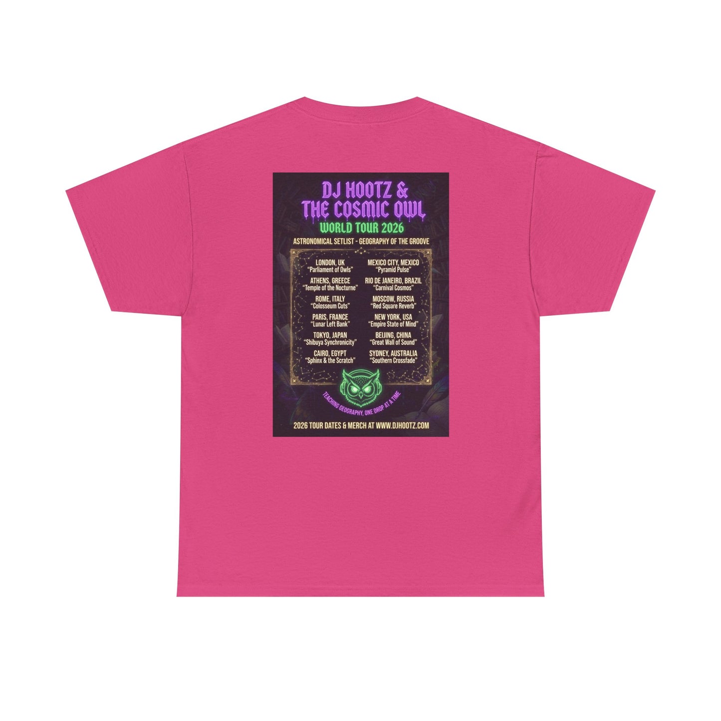 DJ Hootz World Tour - Narciza Unisex T‑Shirt