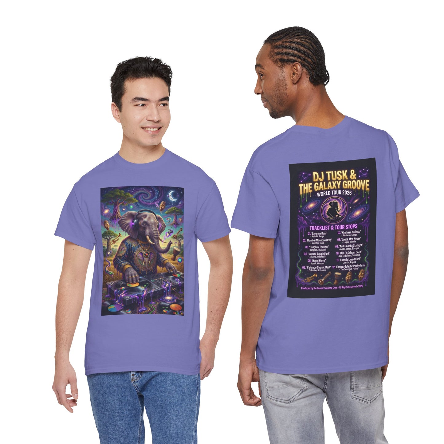 DJ Tusk World Tour  — Narciza Unisex T-shirt