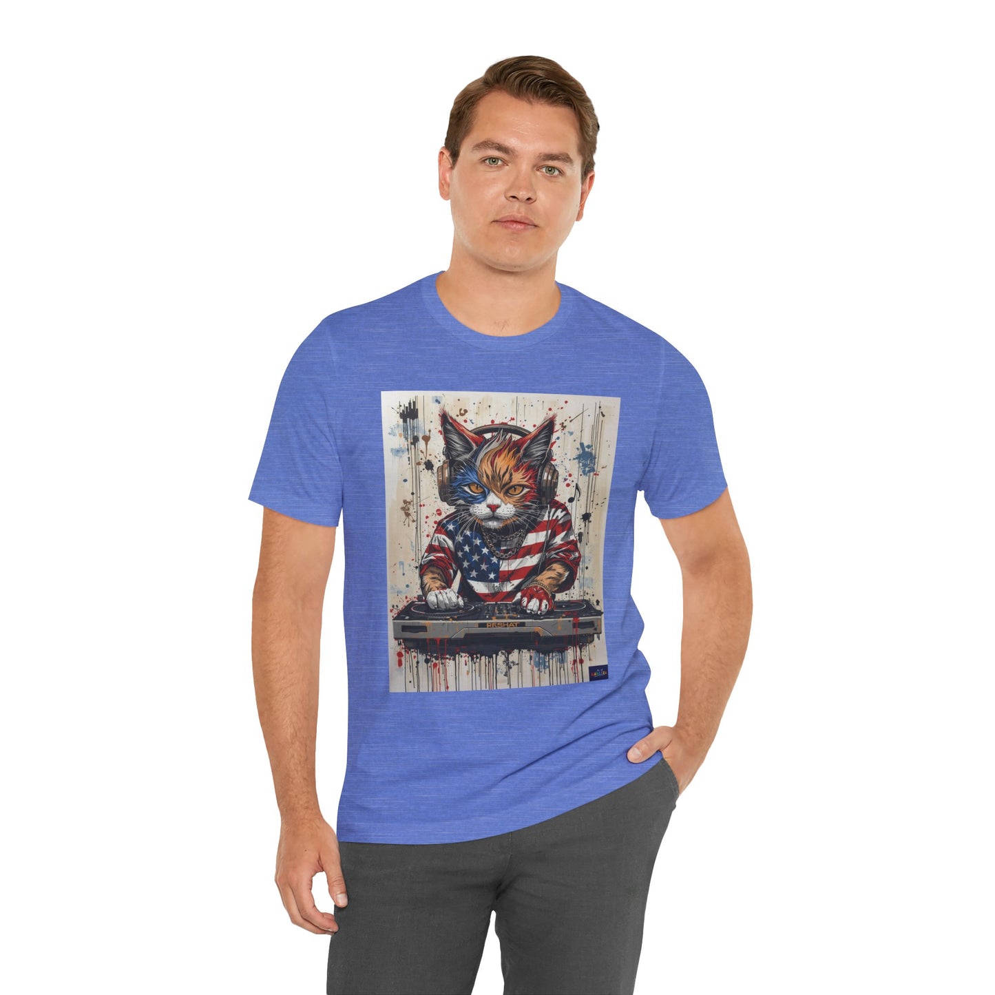 Scratch Cat DJ  — Narciza Unisex T‑Shirt