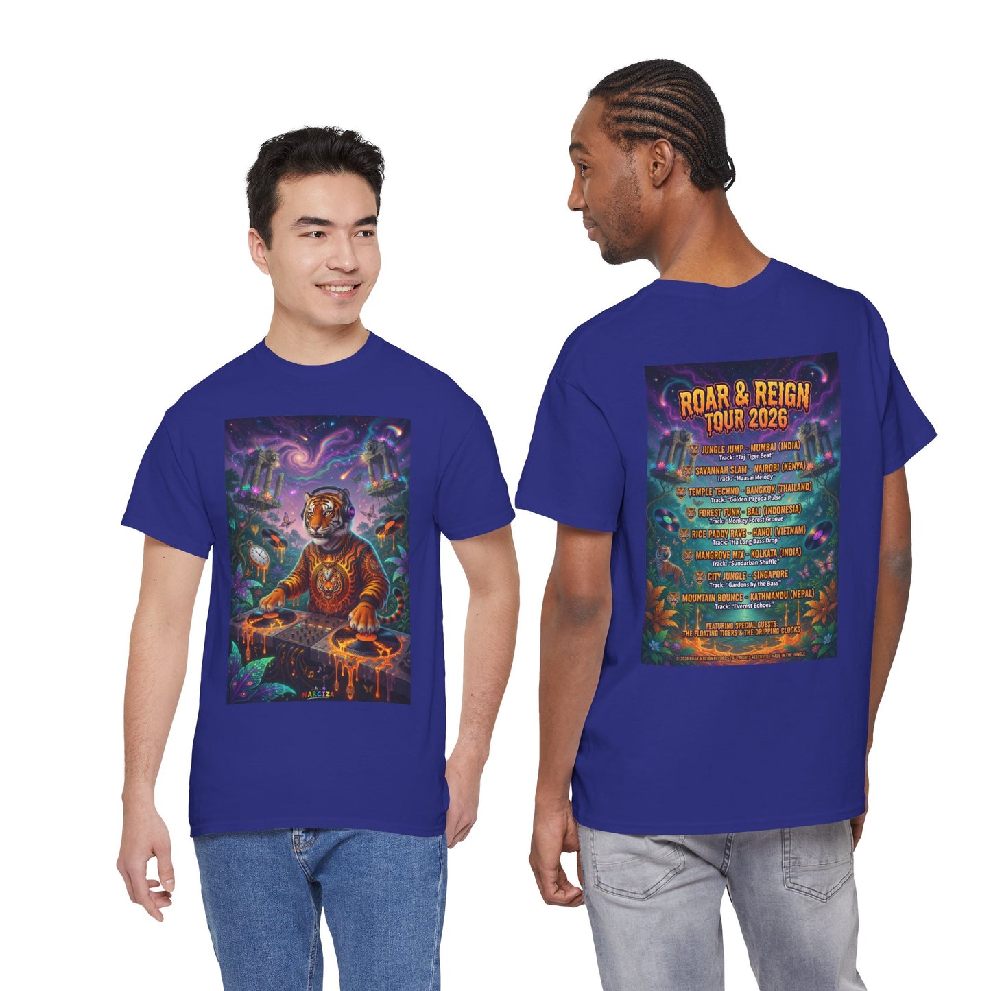 DJ Roar Reign Tour  - Narciza Unisex T-Shirt