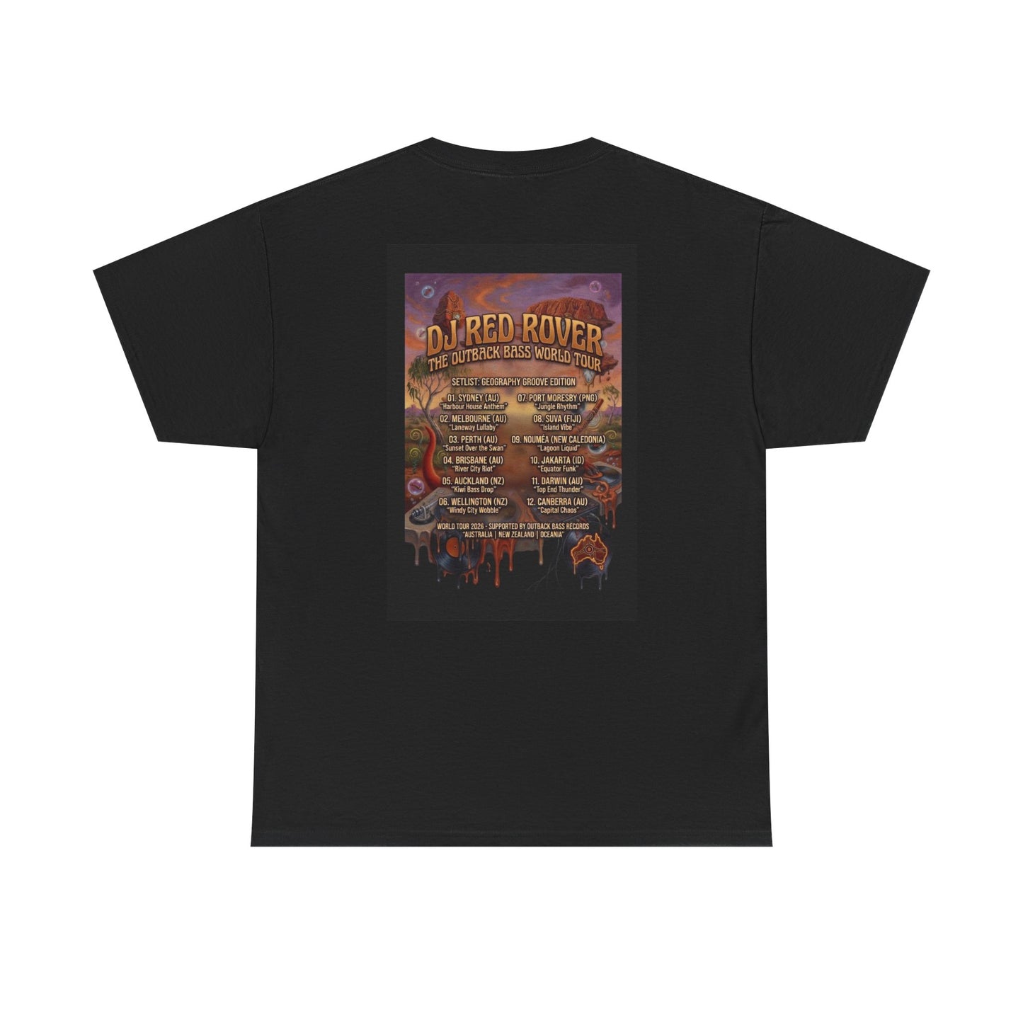 DJ Red Rover Outback Tour - Narciza Unisex T‑Shirt
