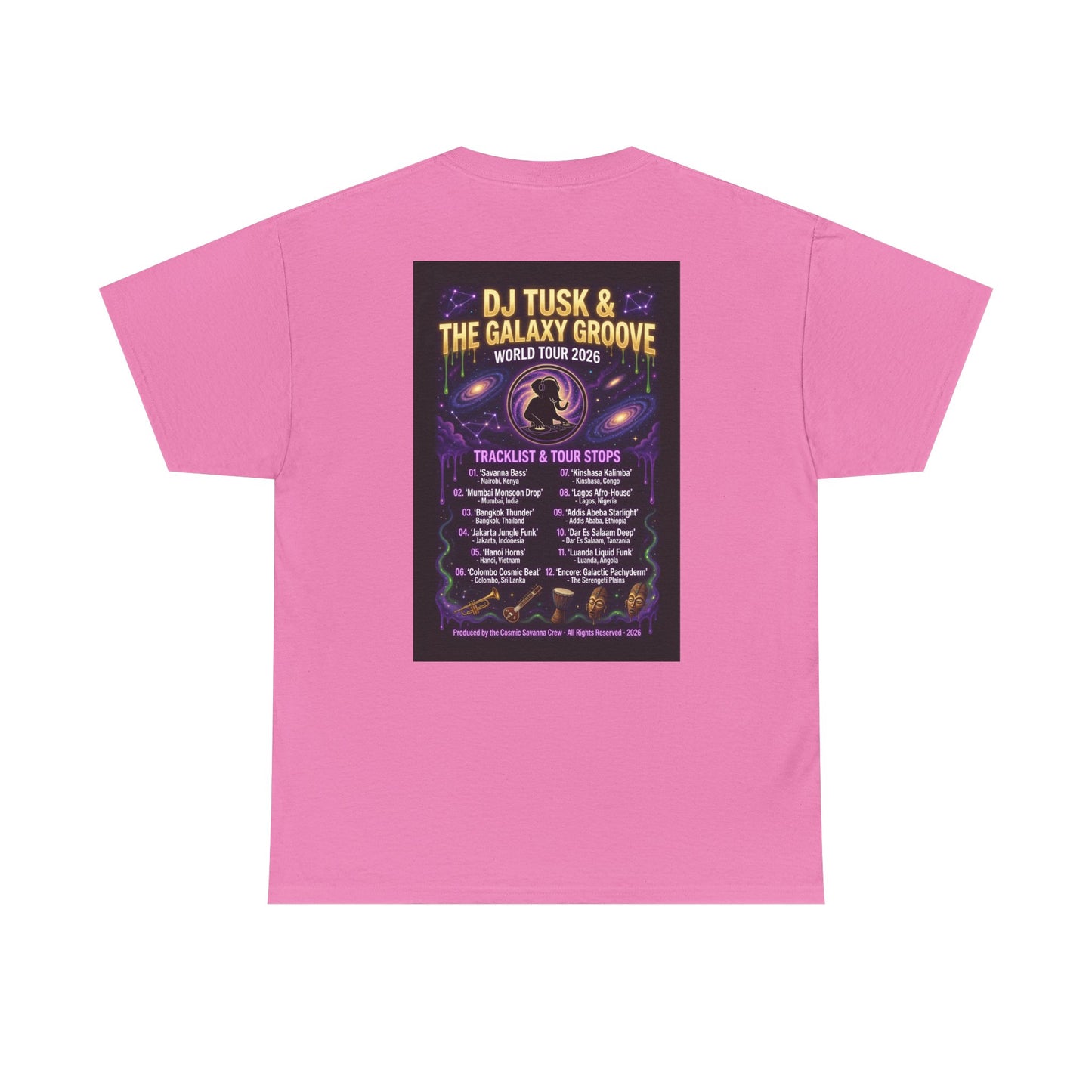 DJ Tusk World Tour  — Narciza Unisex T-shirt