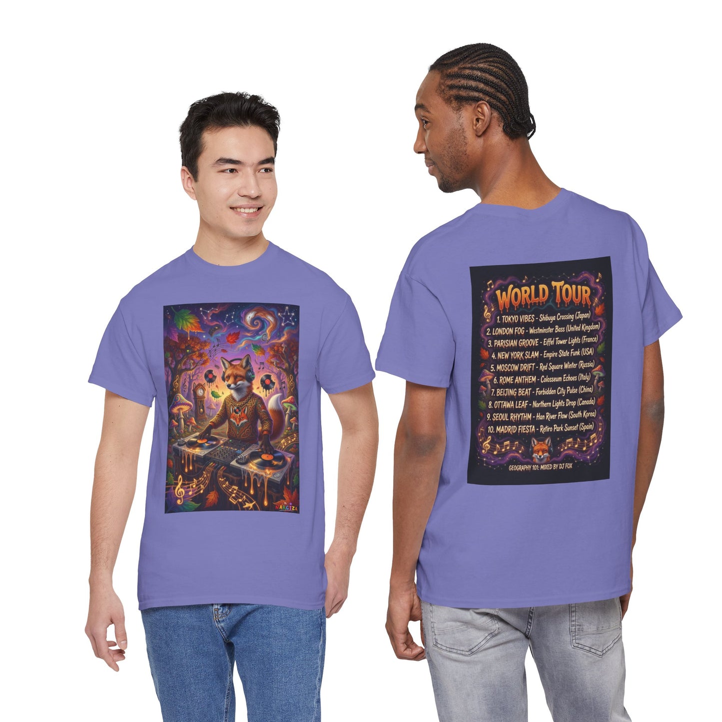 DJ Fox World Tour - Narciza T‑Shirt