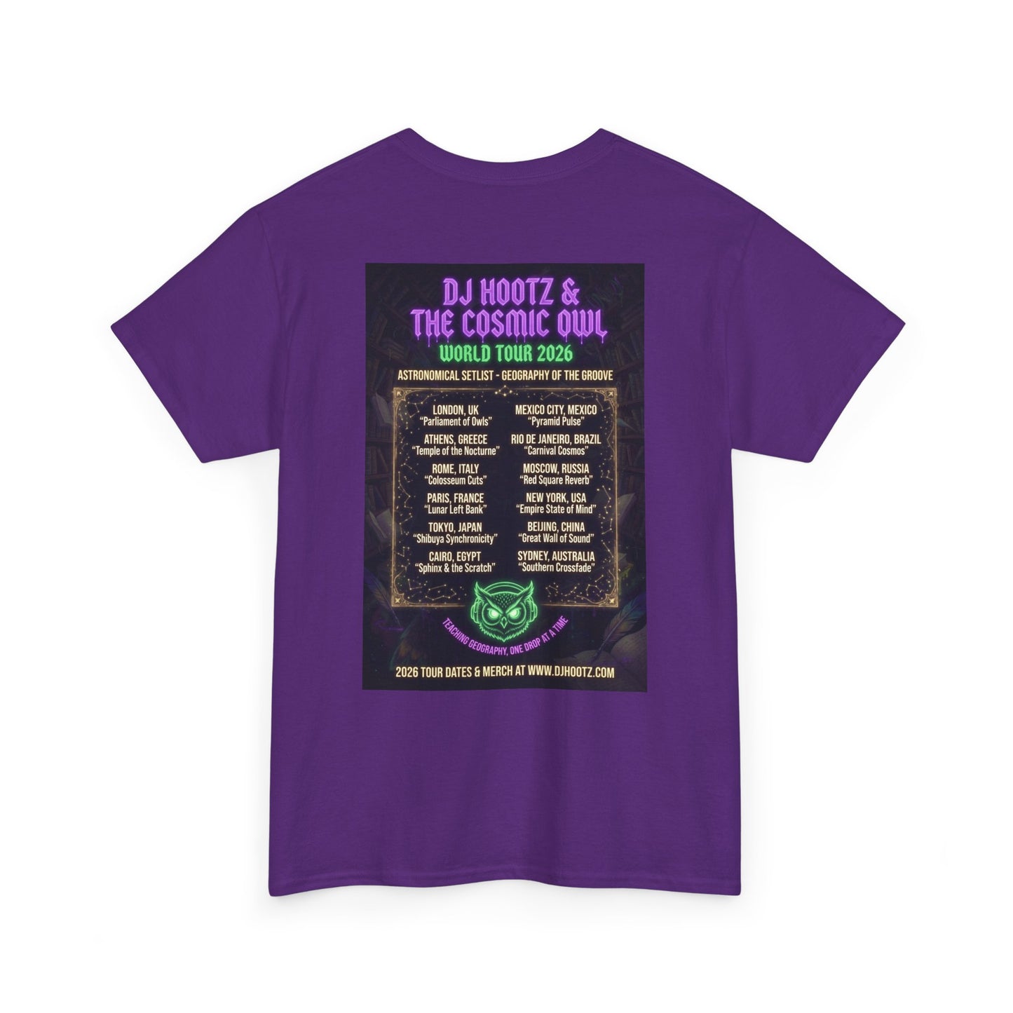 DJ Hootz World Tour - Narciza Unisex T‑Shirt