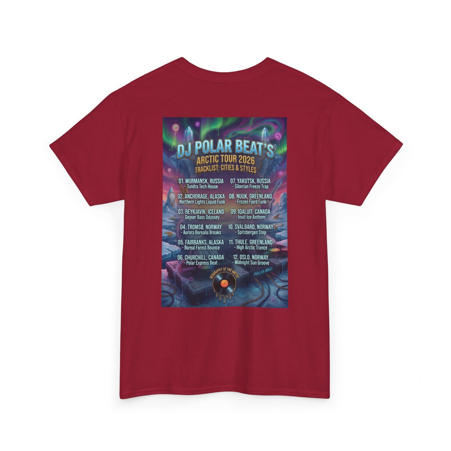 DJ Polar Beat Artic Tour — Narciza Unisex T-Shirt
