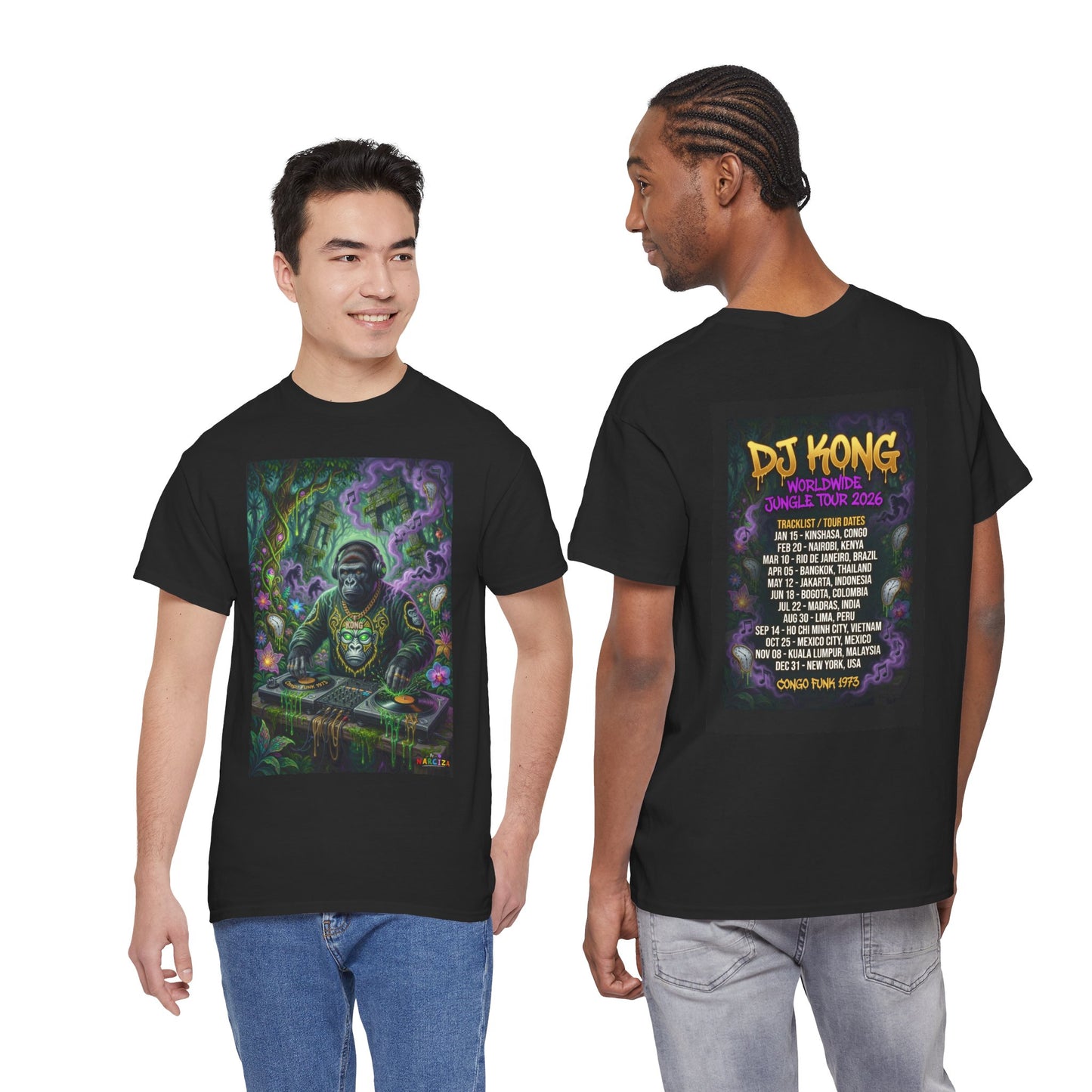 DJ Kong  World Tour Jungle Vibes  — Narciza Unisex T-shirt