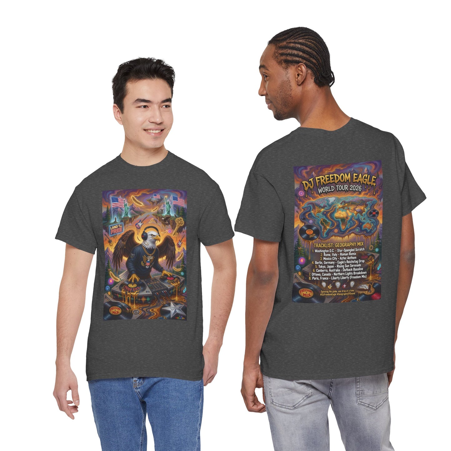 DJ Freedom Eagle World Tour - Narciza Unisex T-shirt