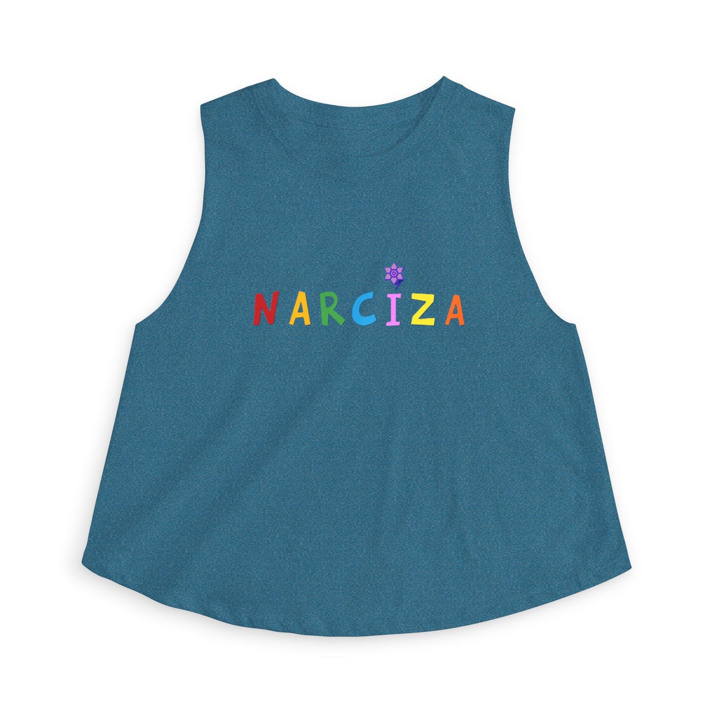 NARCIZA Rainbow Crop Top
