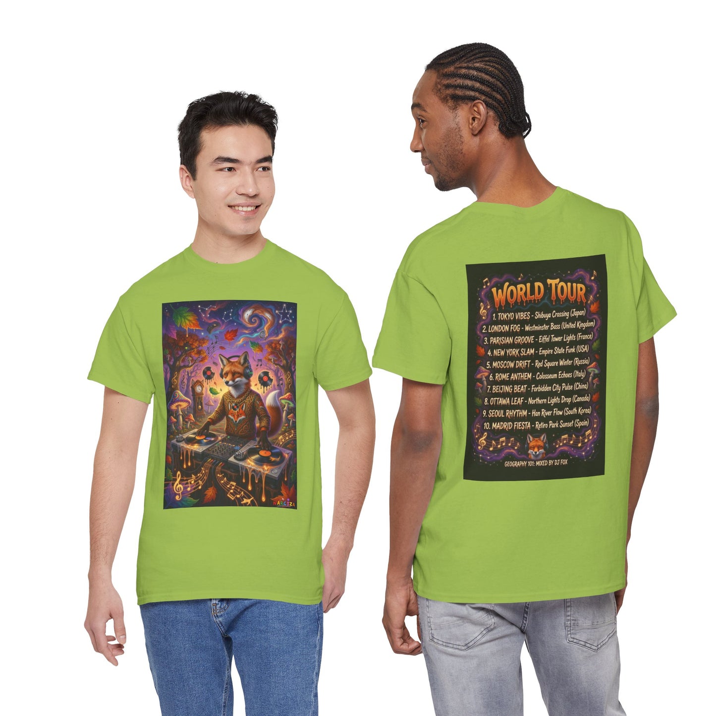 DJ Fox World Tour - Narciza T‑Shirt