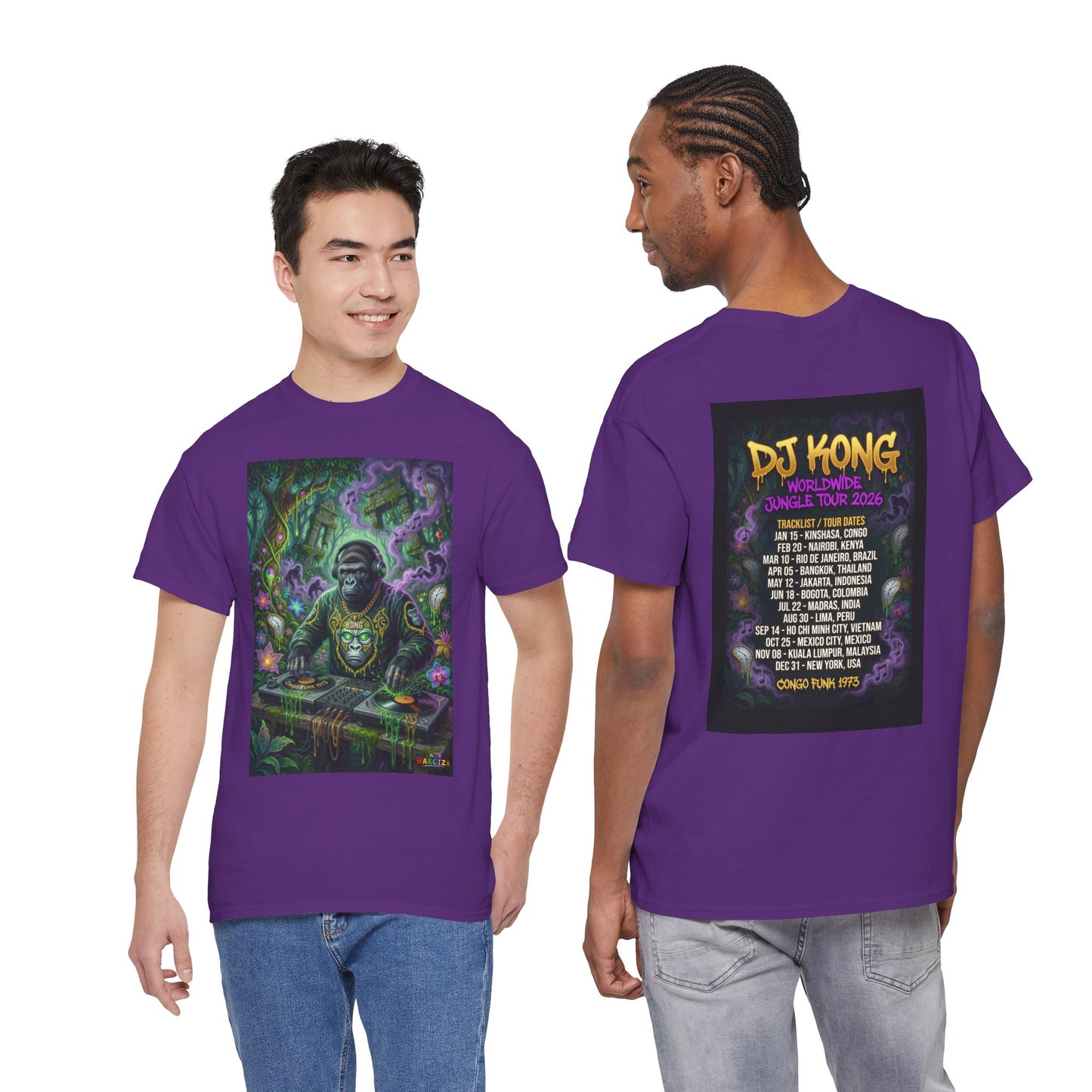 DJ Kong  World Tour Jungle Vibes  — Narciza Unisex T-shirt