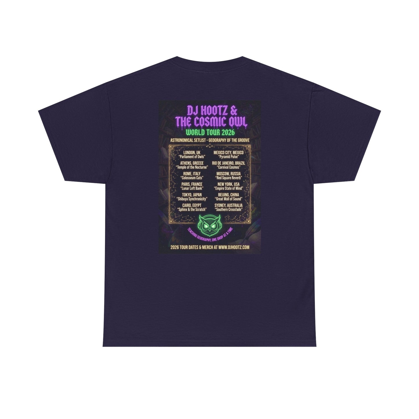 DJ Hootz World Tour - Narciza Unisex T‑Shirt
