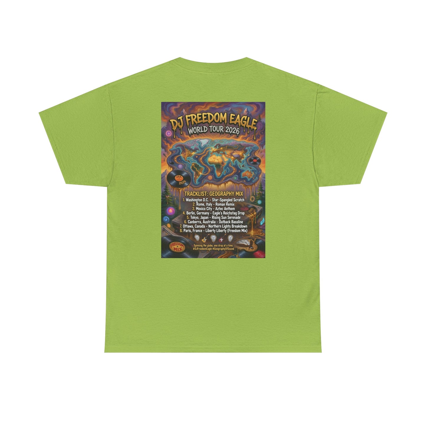 DJ Freedom Eagle World Tour - Narciza Unisex T-shirt