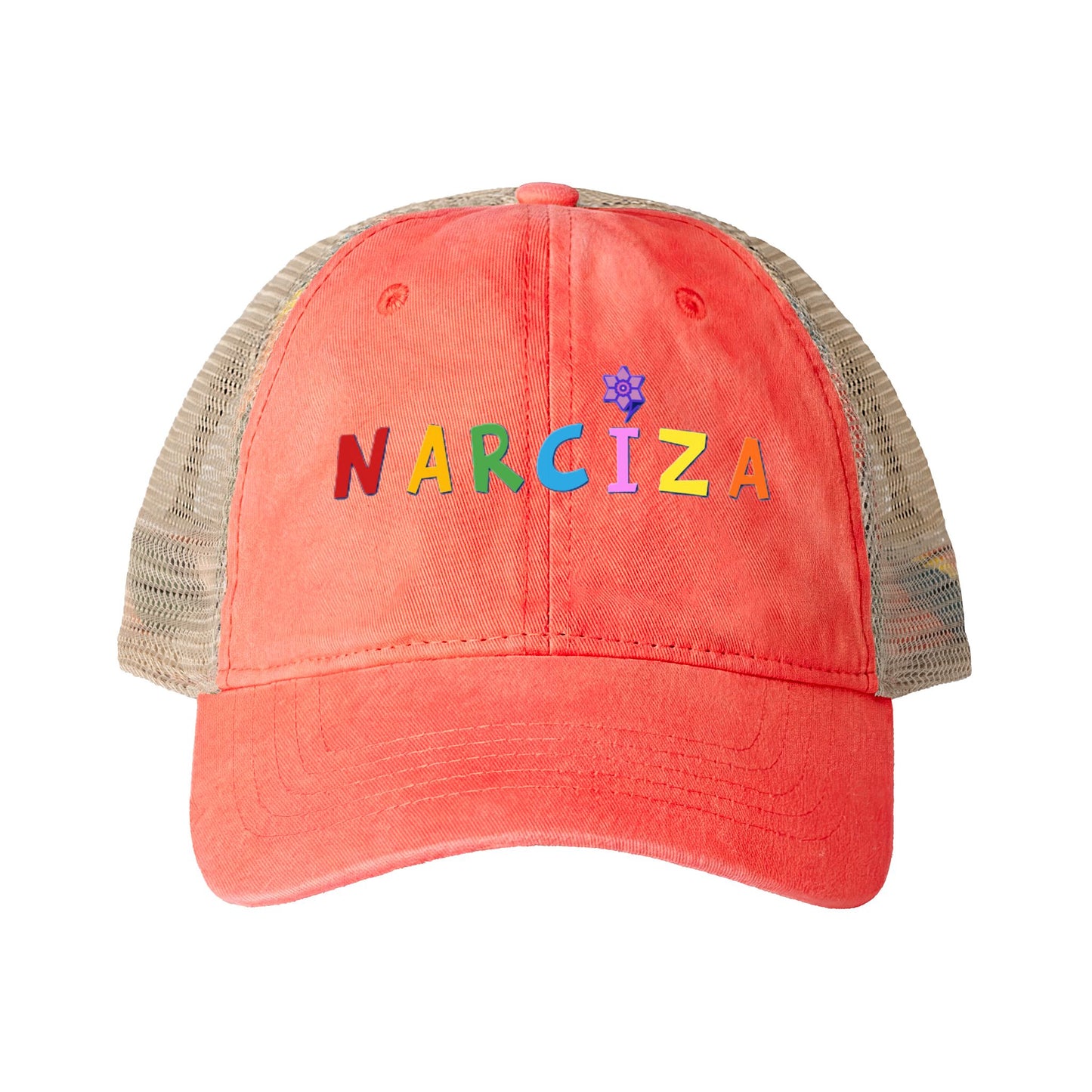 NARCIZA Women's Washed Mesh-Back Cap