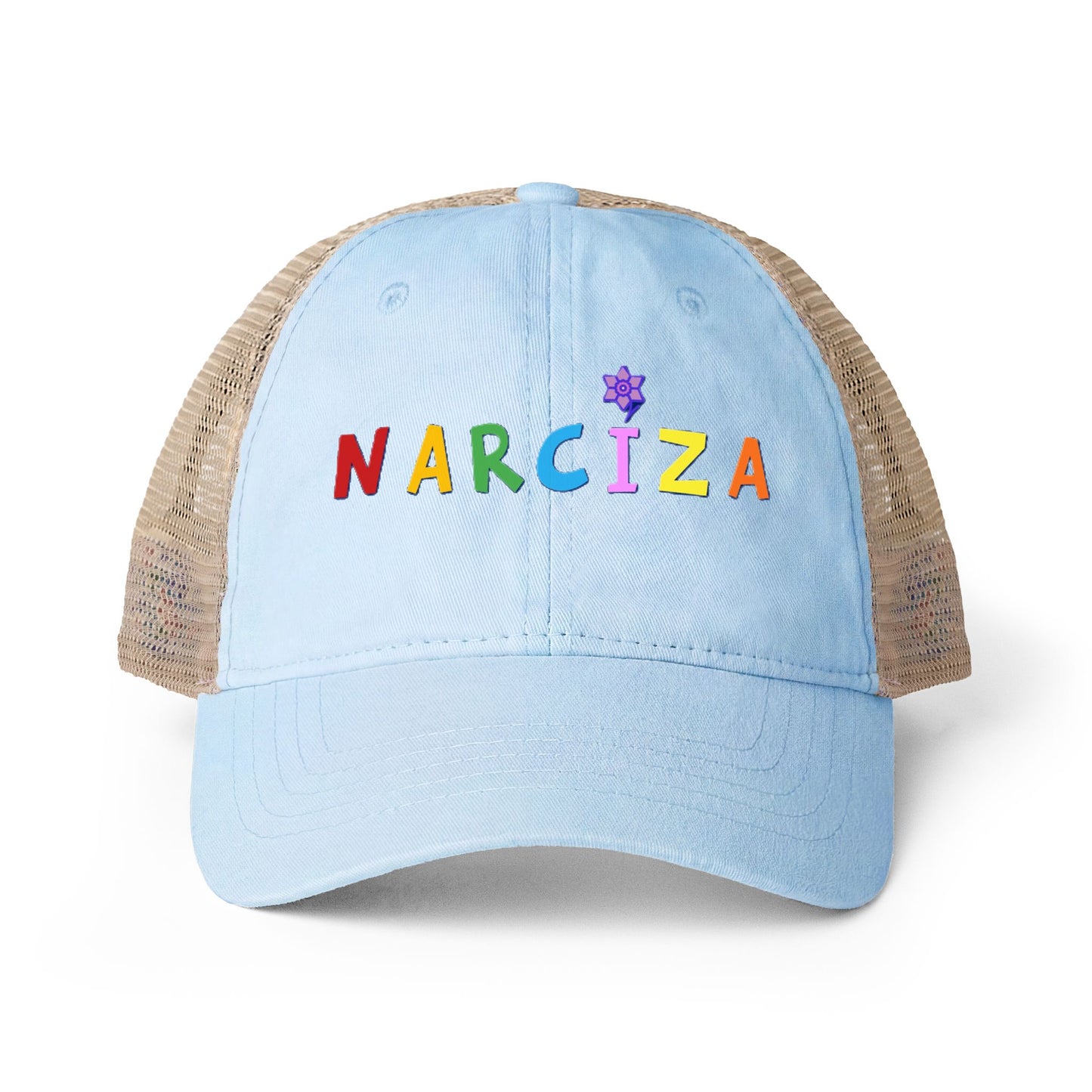 NARCIZA Women's Washed Mesh-Back Cap