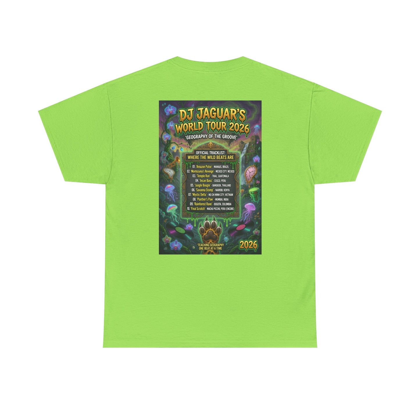 DJ Jaguar World Tour - Narciza Unisex T‑Shirt