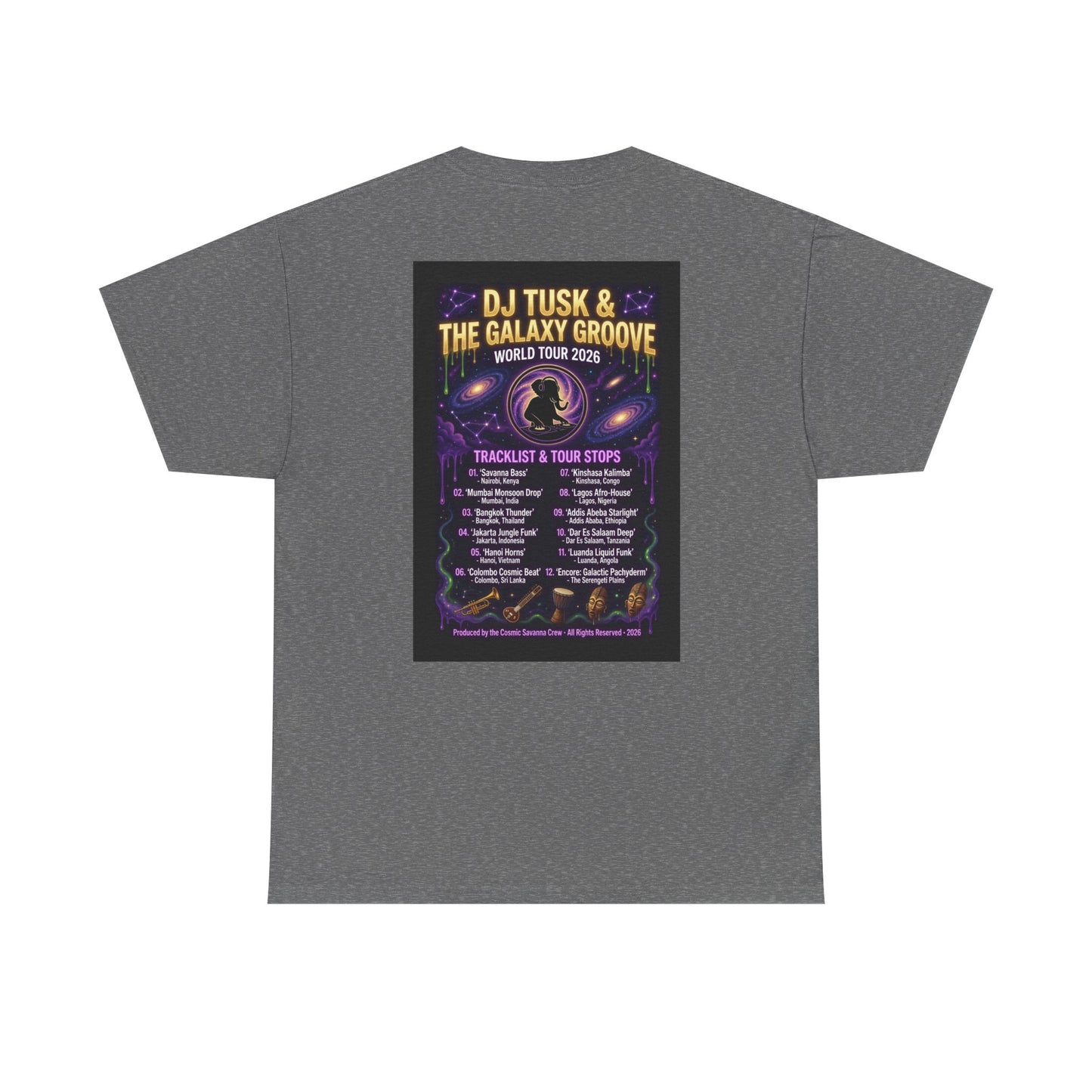 DJ Tusk World Tour  — Narciza Unisex T-shirt