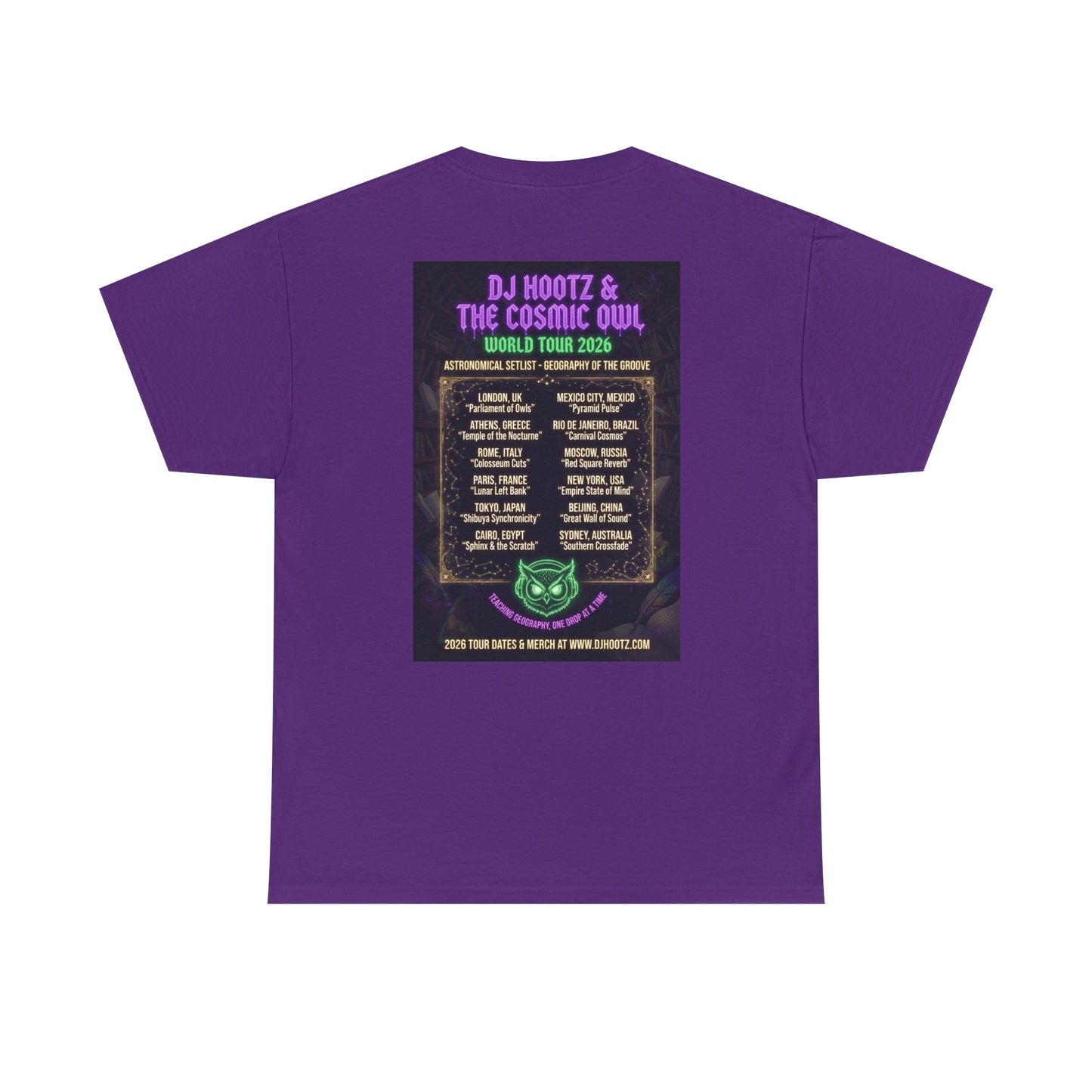 DJ Hootz World Tour - Narciza Unisex T‑Shirt