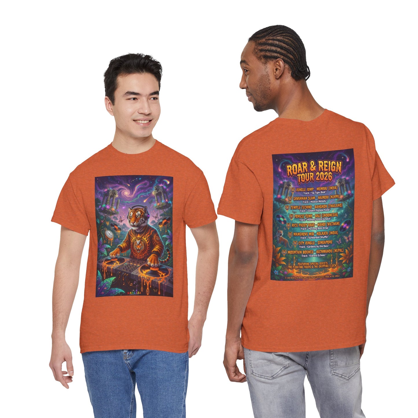 DJ Roar Reign Tour  - Narciza Unisex T-Shirt