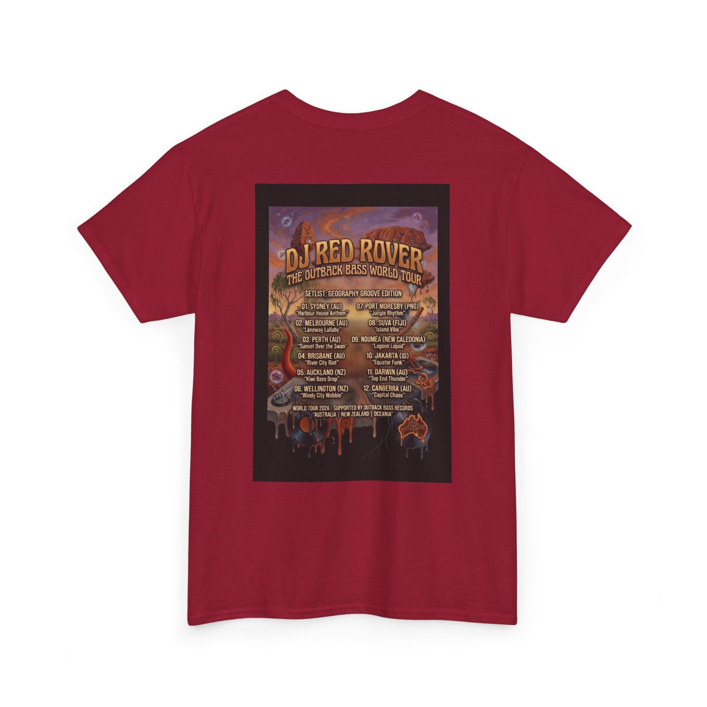 DJ Red Rover Outback Tour - Narciza Unisex T‑Shirt