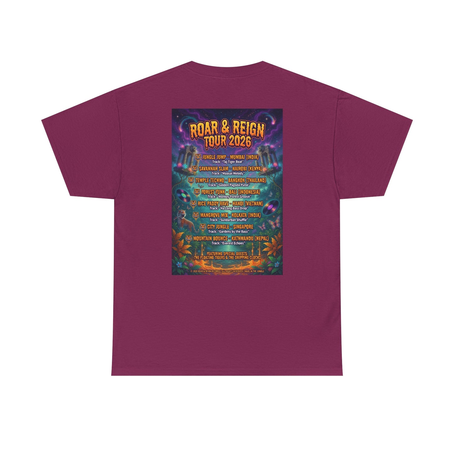 DJ Roar Reign Tour  - Narciza Unisex T-Shirt