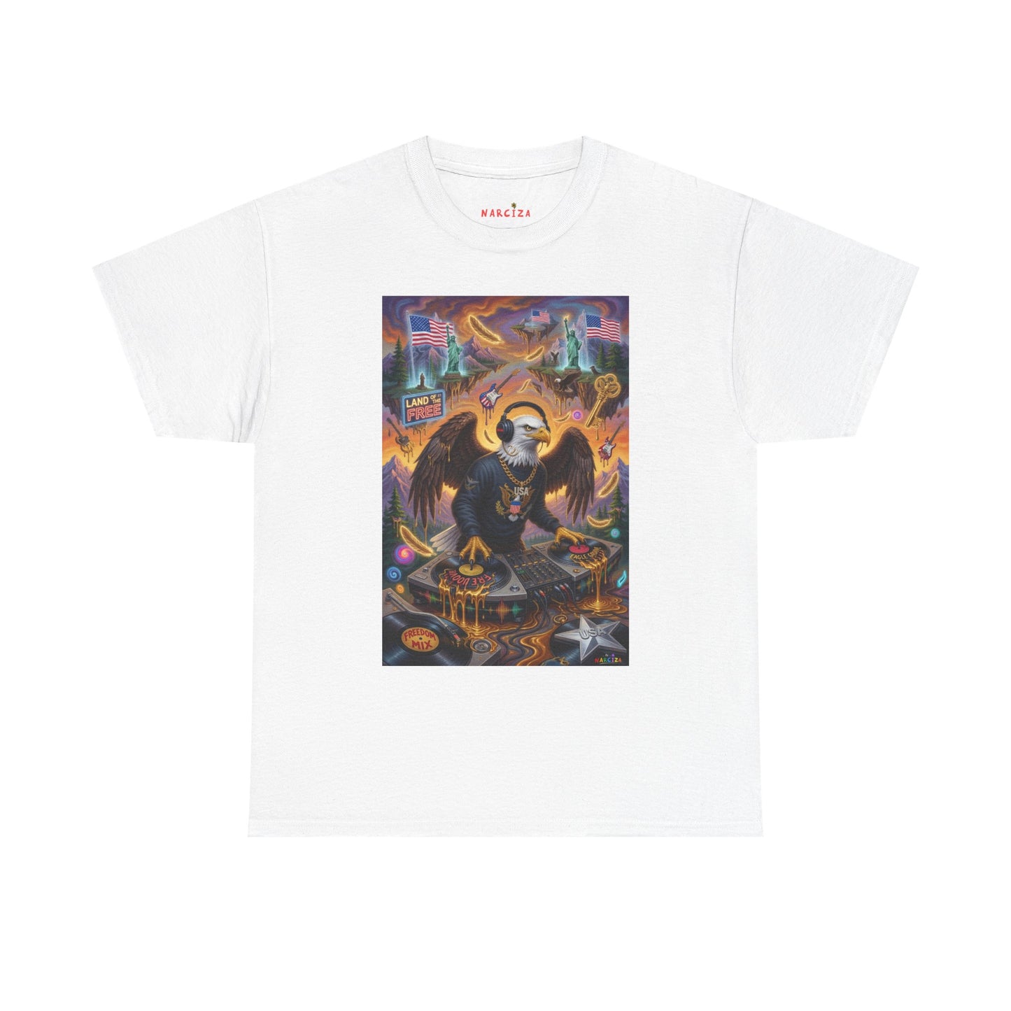 DJ Freedom Eagle World Tour - Narciza Unisex T-shirt