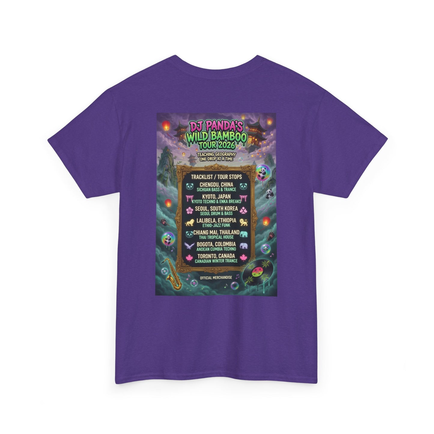 DJ Panda Wild Bamboo Tour —  Narciza Unisex T-Shirt