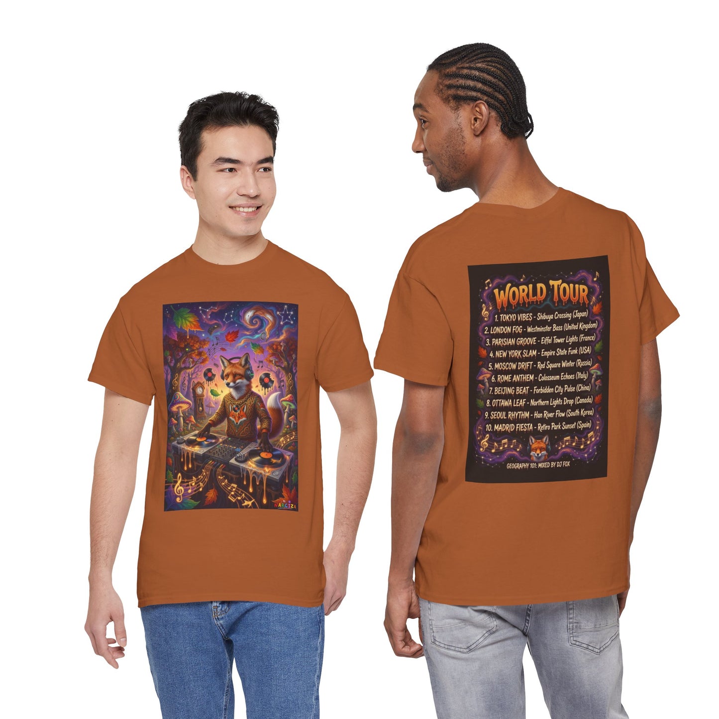 DJ Fox World Tour - Narciza T‑Shirt