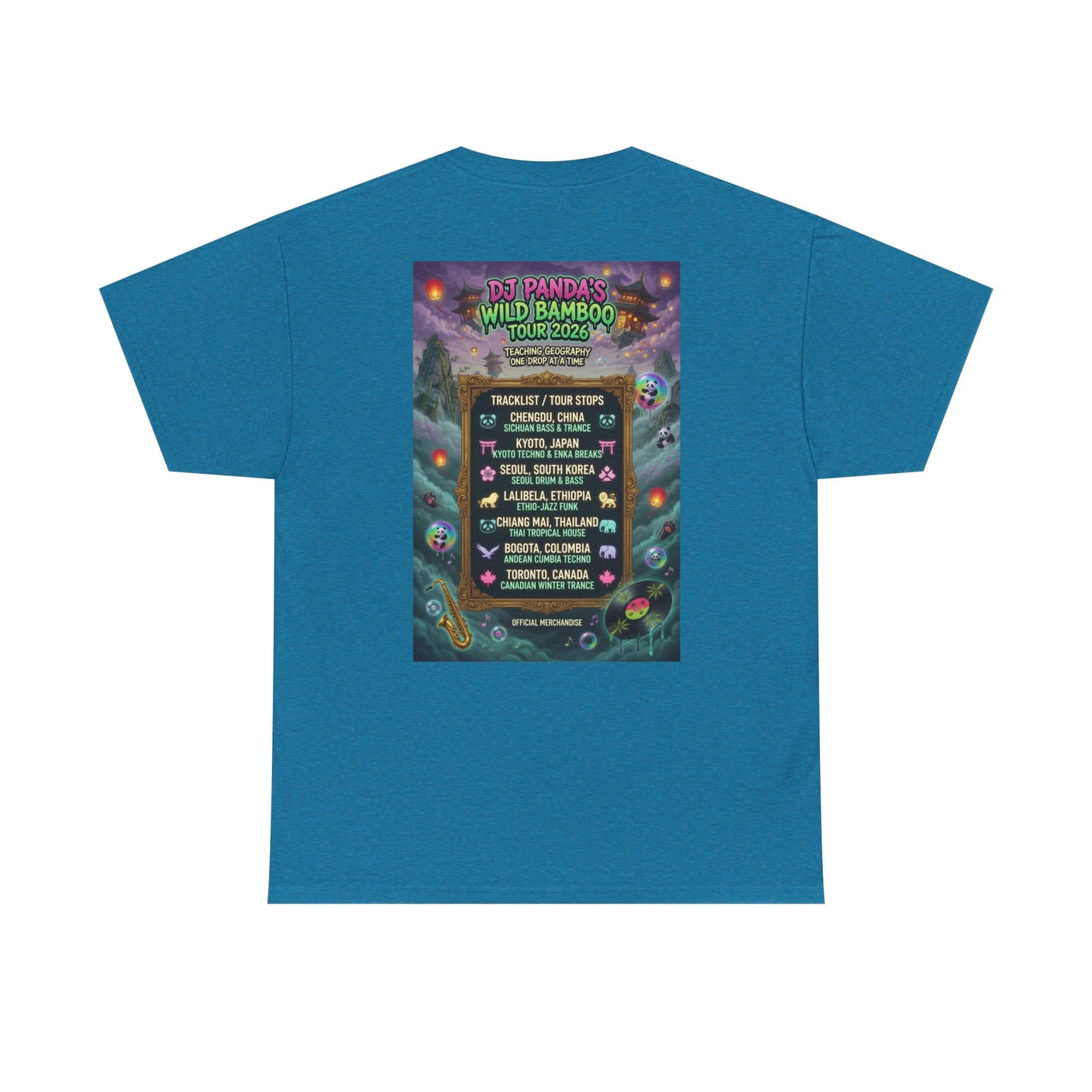 DJ Panda Wild Bamboo Tour —  Narciza Unisex T-Shirt