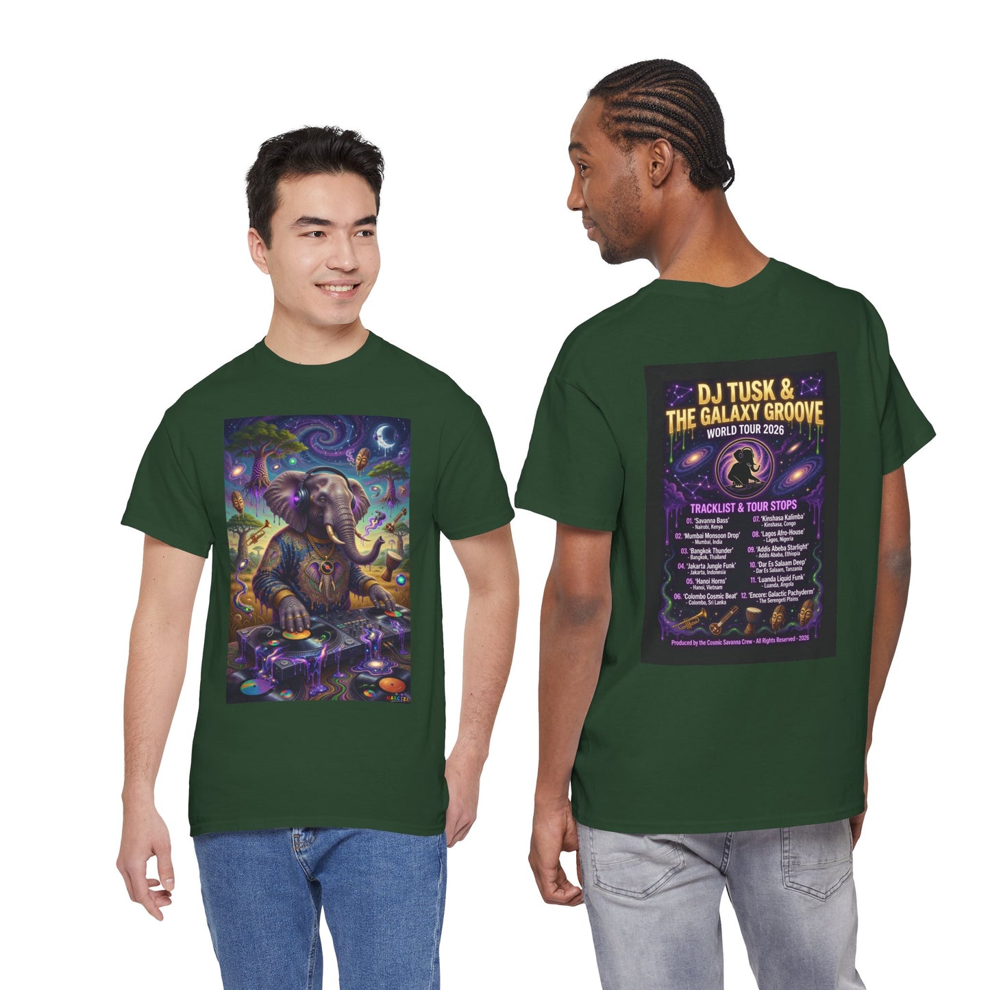 DJ Tusk World Tour  — Narciza Unisex T-shirt