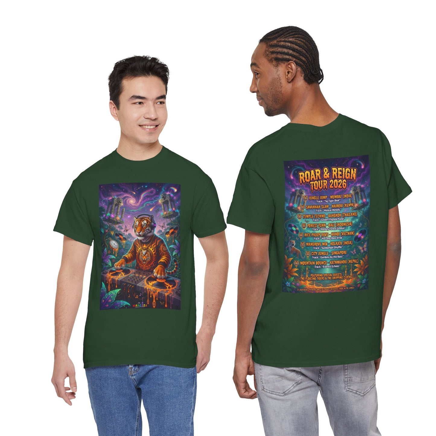 DJ Roar Reign Tour  - Narciza Unisex T-Shirt