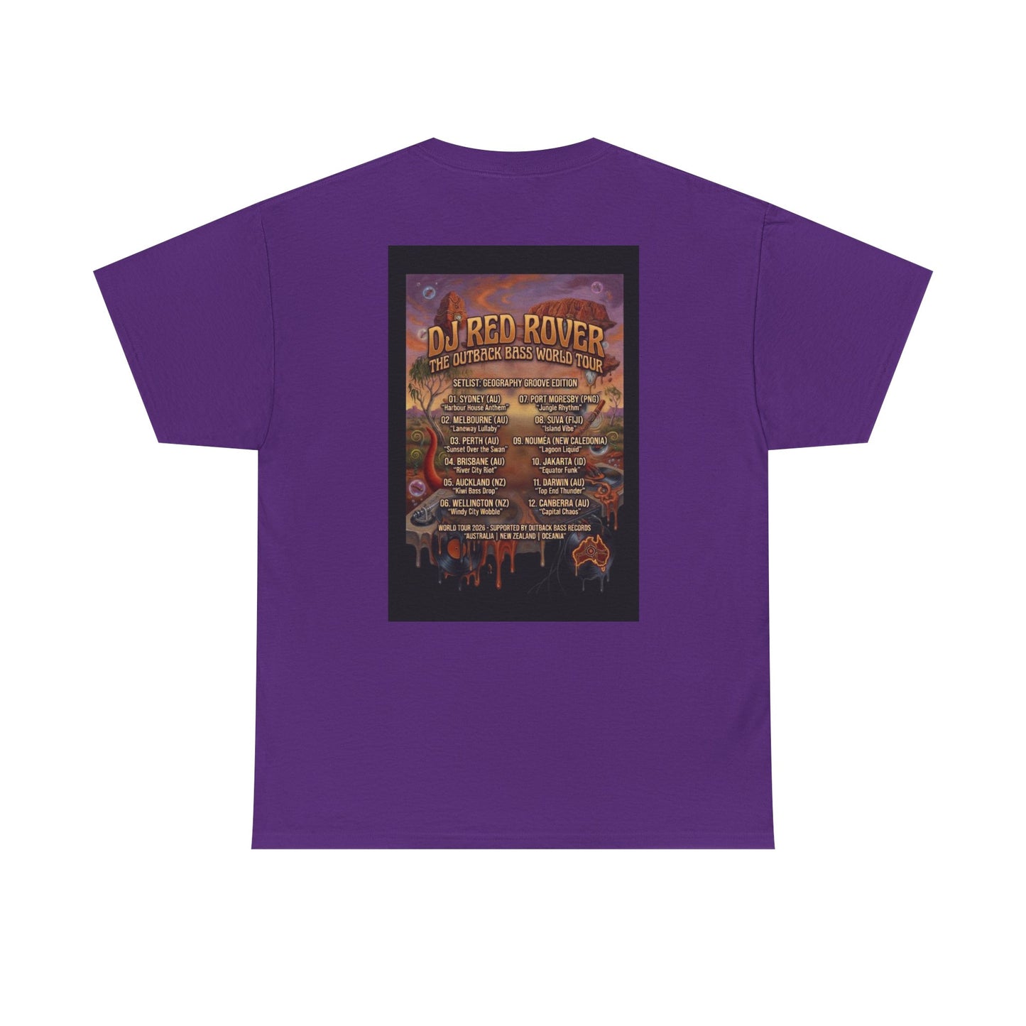 DJ Red Rover Outback Tour - Narciza Unisex T‑Shirt