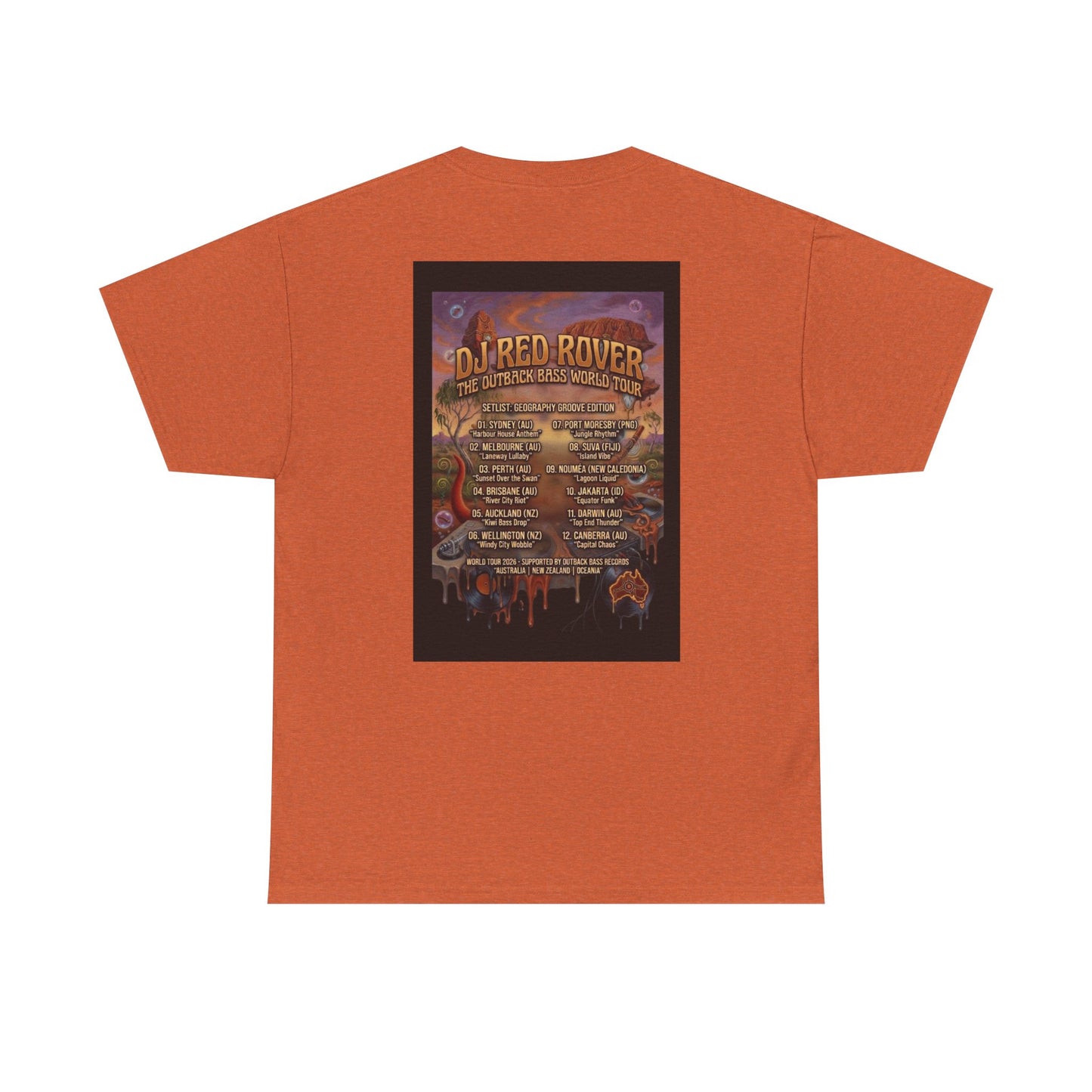 DJ Red Rover Outback Tour - Narciza Unisex T‑Shirt