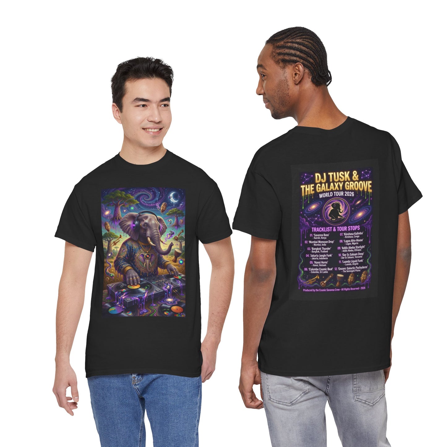 DJ Tusk World Tour  — Narciza Unisex T-shirt