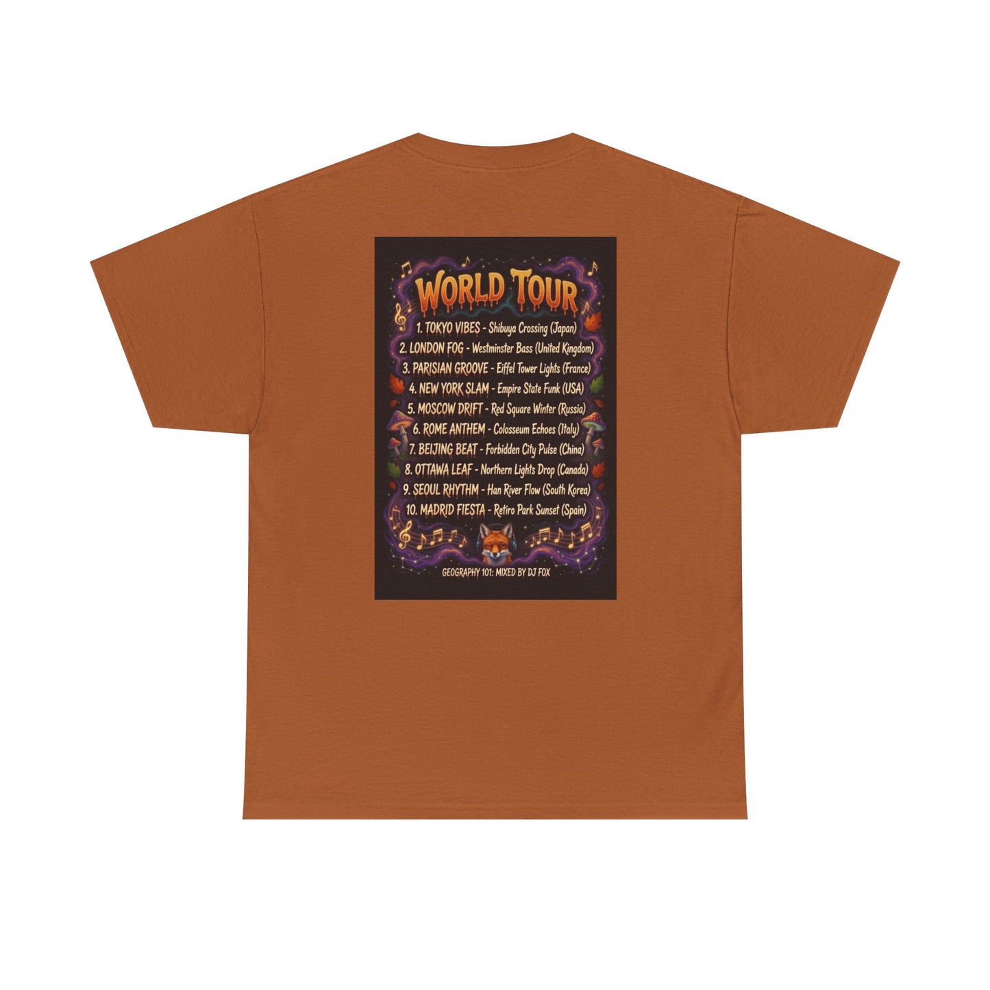 DJ Fox World Tour - Narciza T‑Shirt