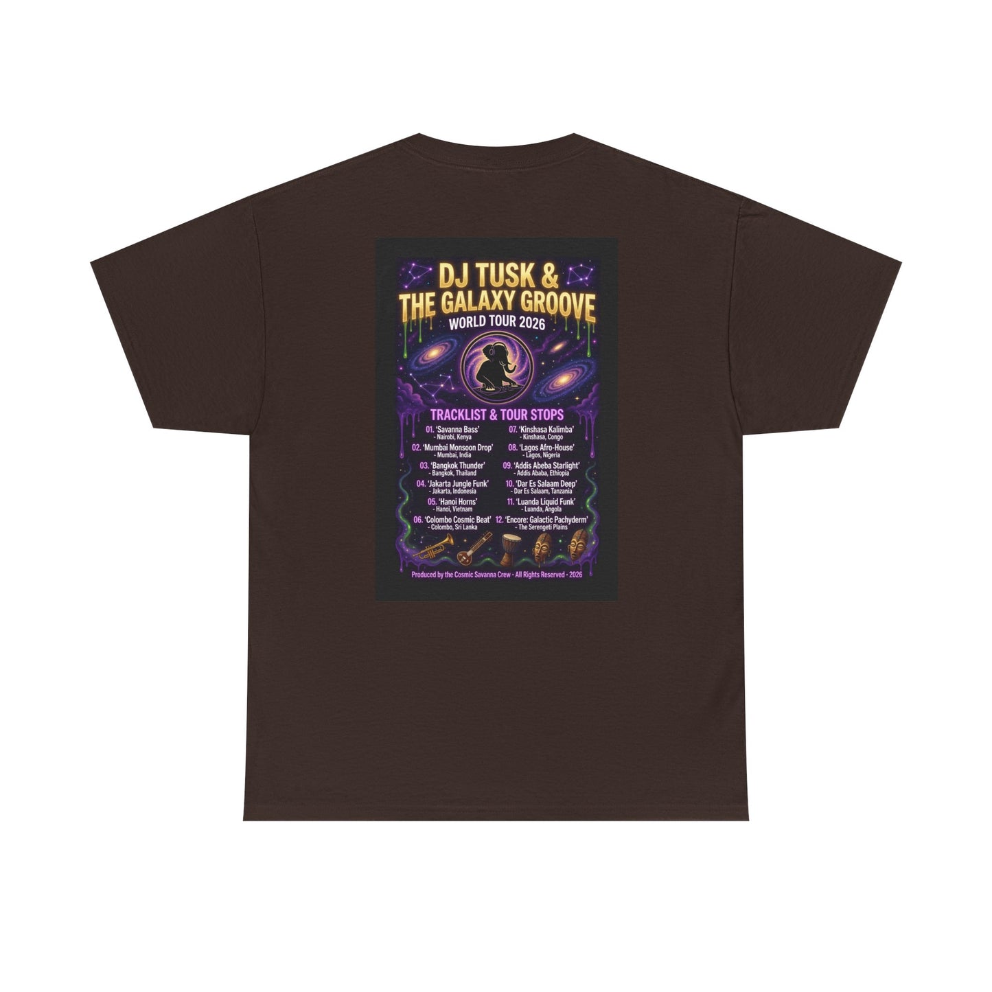 DJ Tusk World Tour  — Narciza Unisex T-shirt