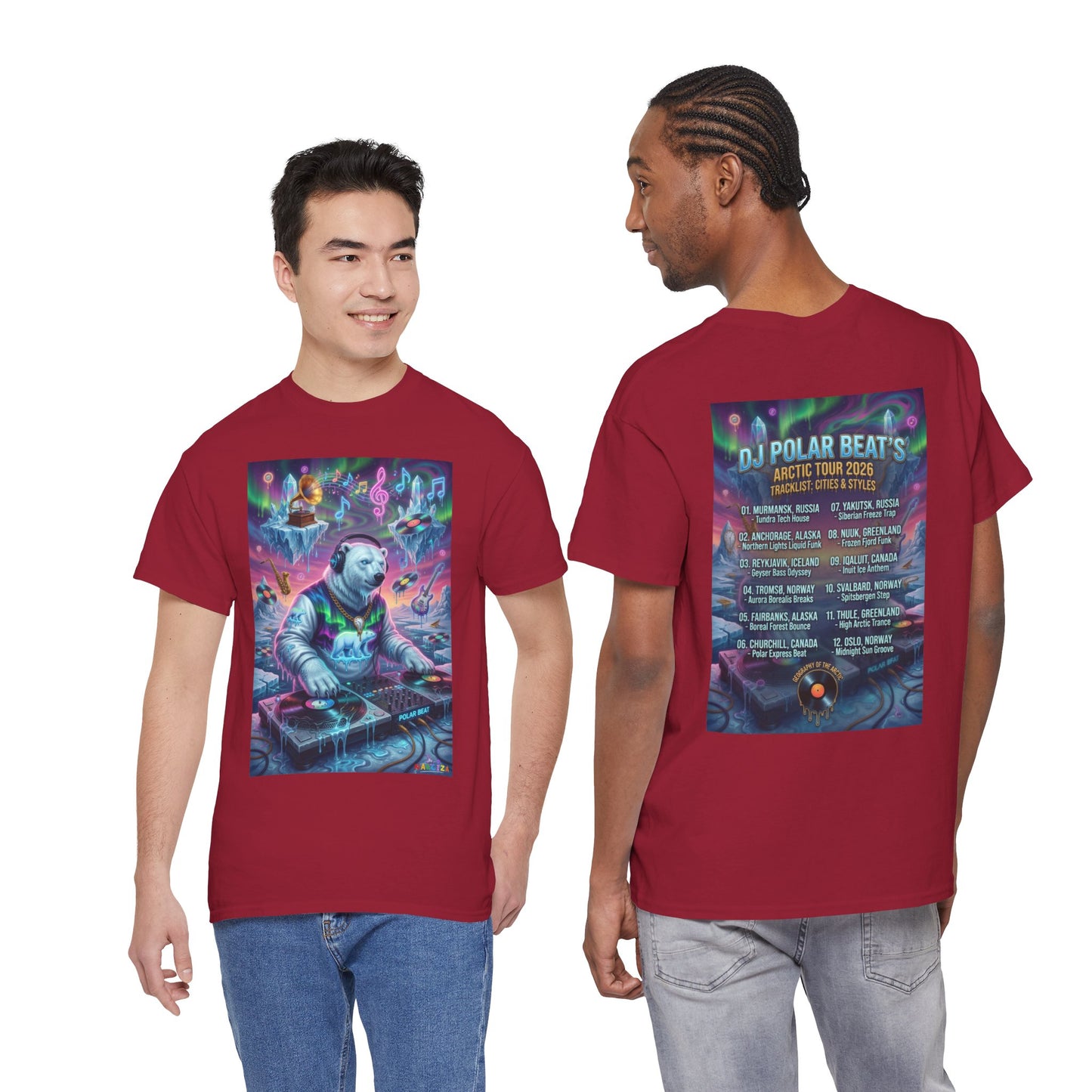 DJ Polar Beat Artic Tour — Narciza Unisex T-Shirt