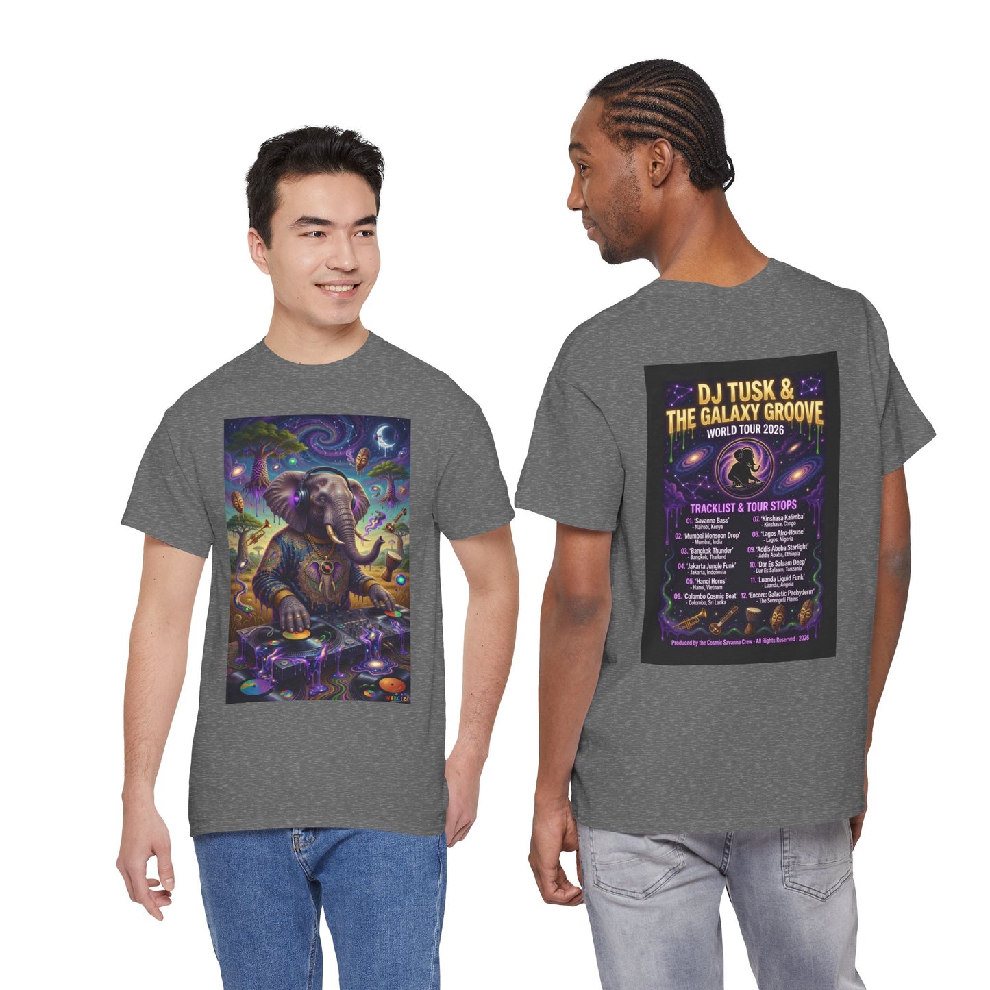 DJ Tusk World Tour  — Narciza Unisex T-shirt