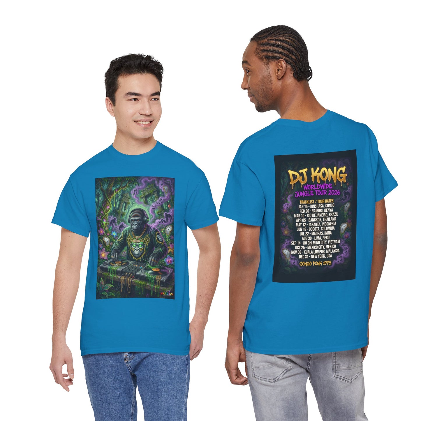 DJ Kong  World Tour Jungle Vibes  — Narciza Unisex T-shirt