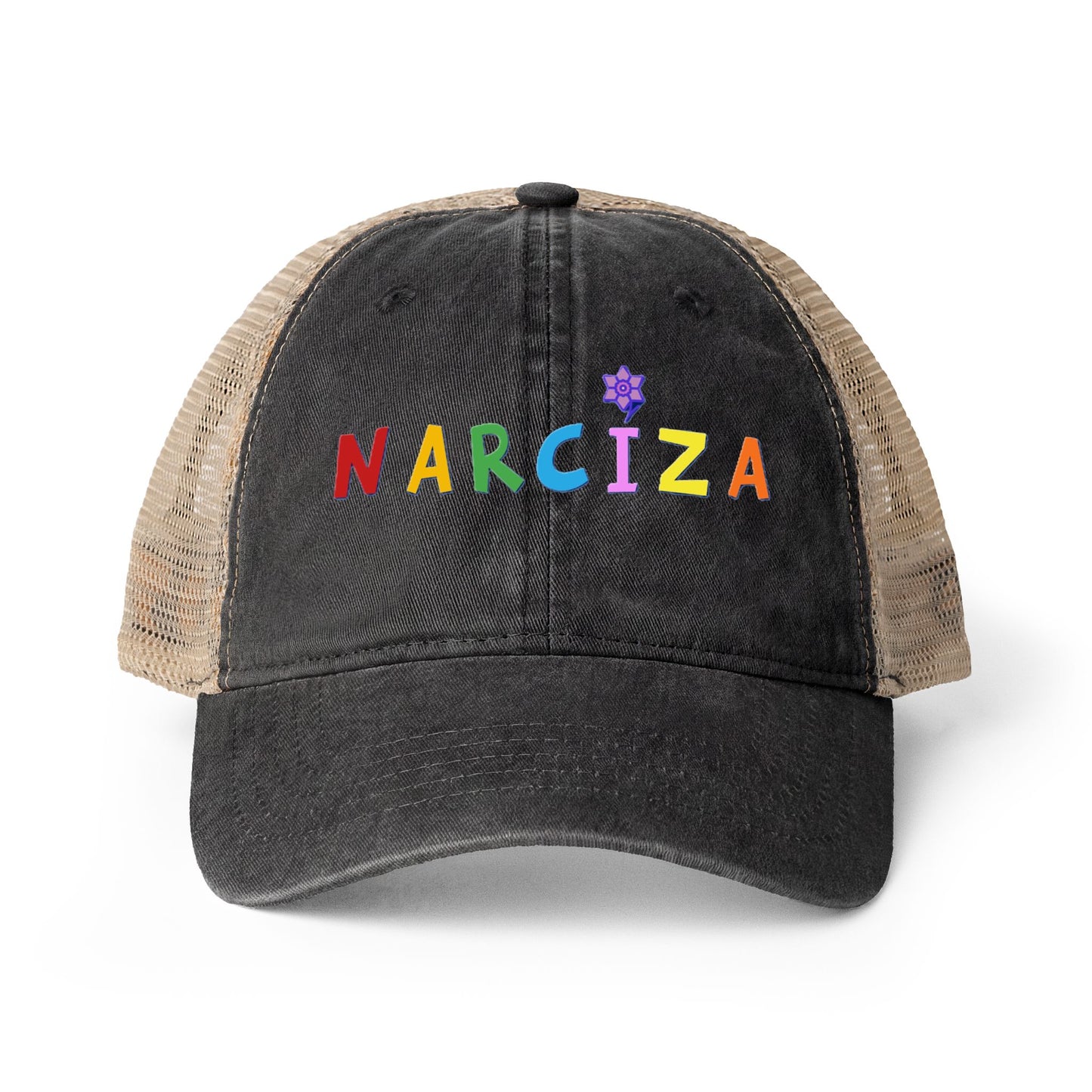 NARCIZA Women's Washed Mesh-Back Cap