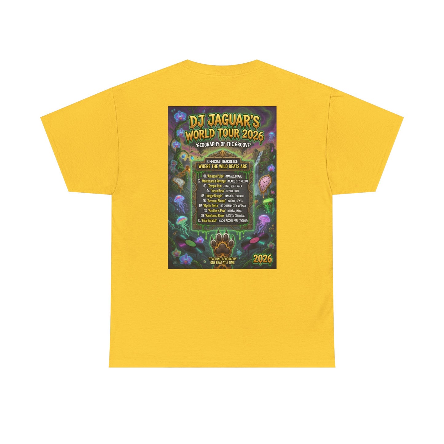 DJ Jaguar World Tour - Narciza Unisex T‑Shirt