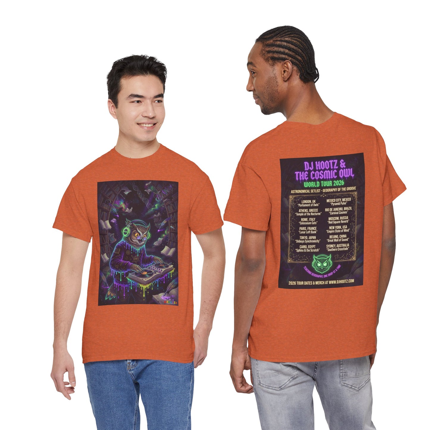 DJ Hootz World Tour - Narciza Unisex T‑Shirt