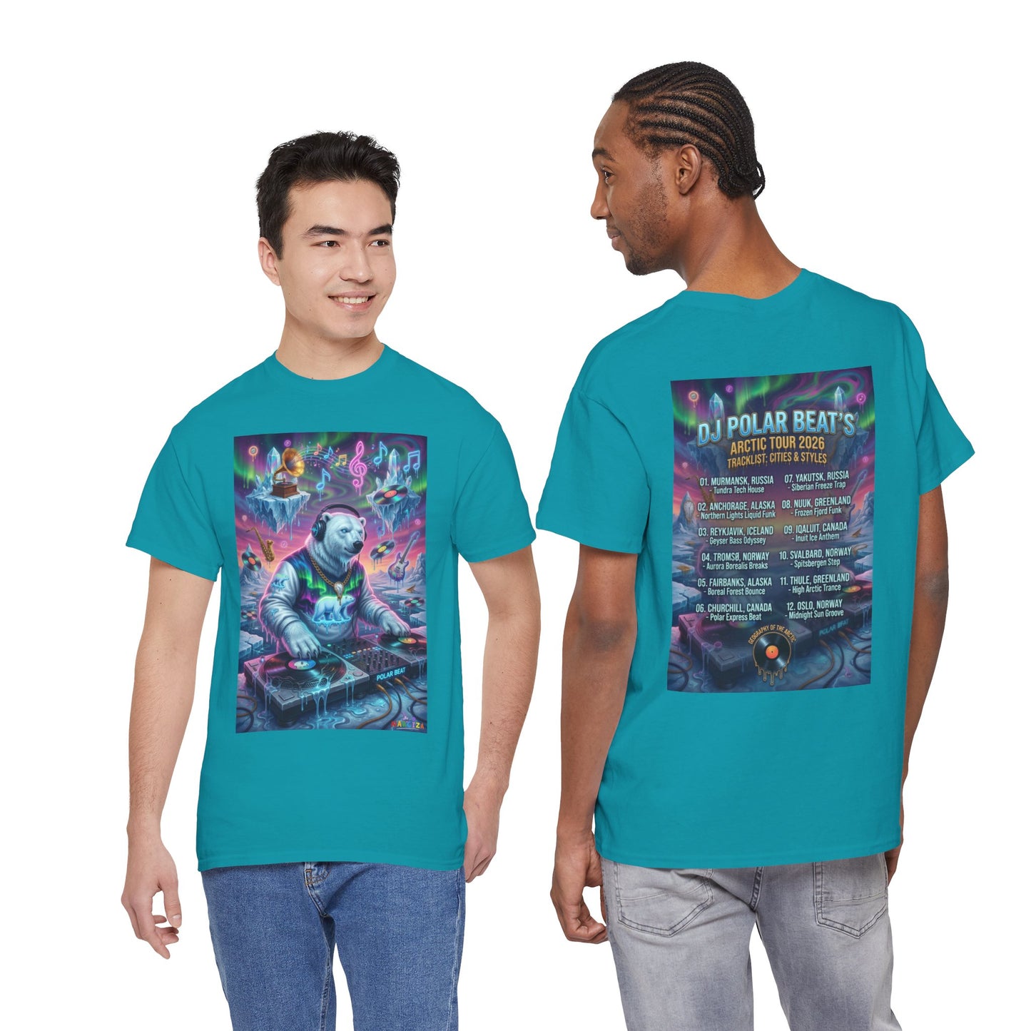 DJ Polar Beat Artic Tour — Narciza Unisex T-Shirt