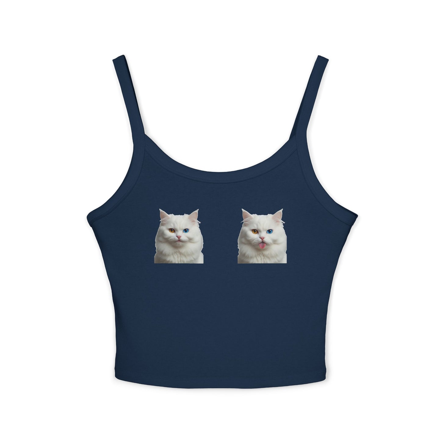 Two Moods Cat - Narciza Spaghetti Strap Tank Top