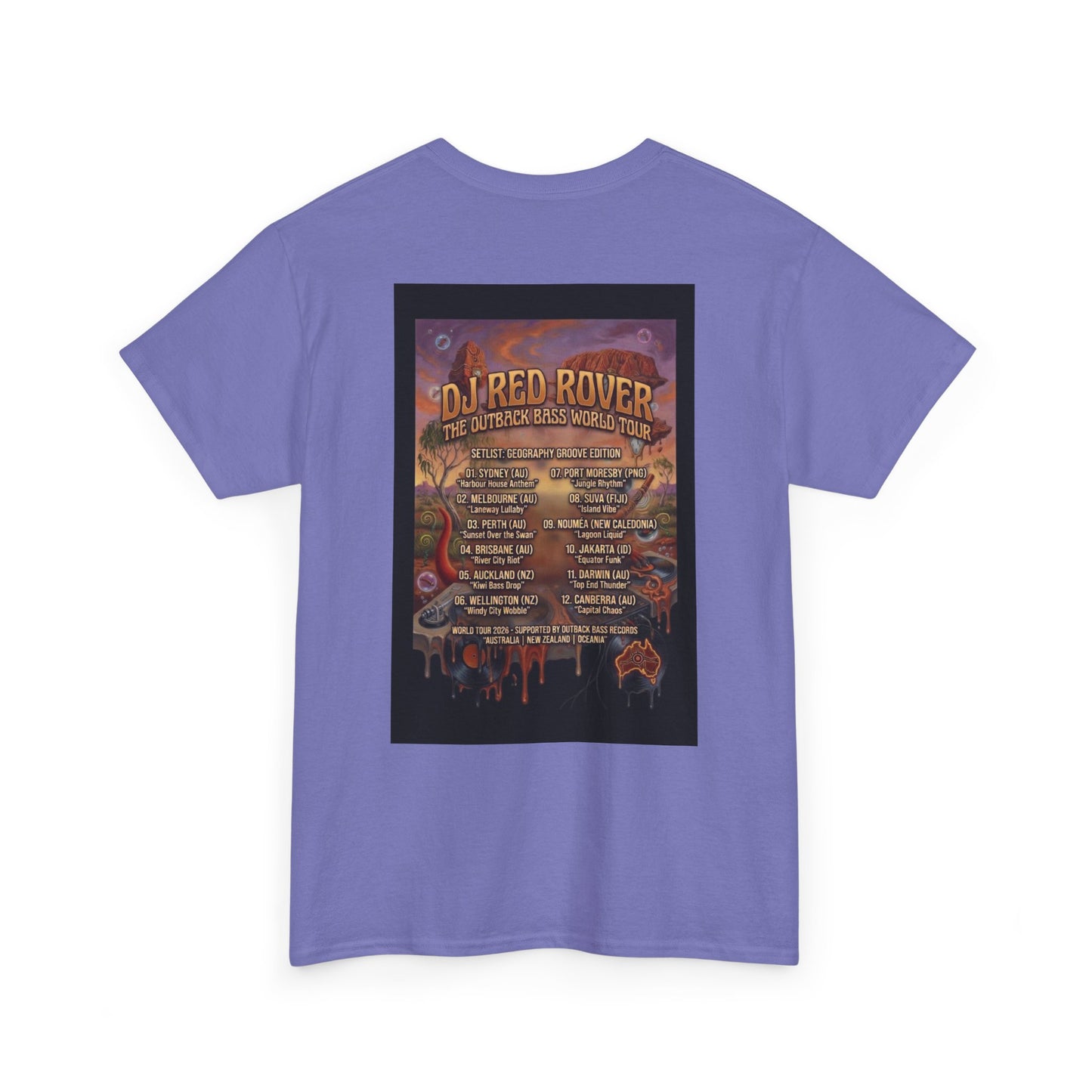 DJ Red Rover Outback Tour - Narciza Unisex T‑Shirt