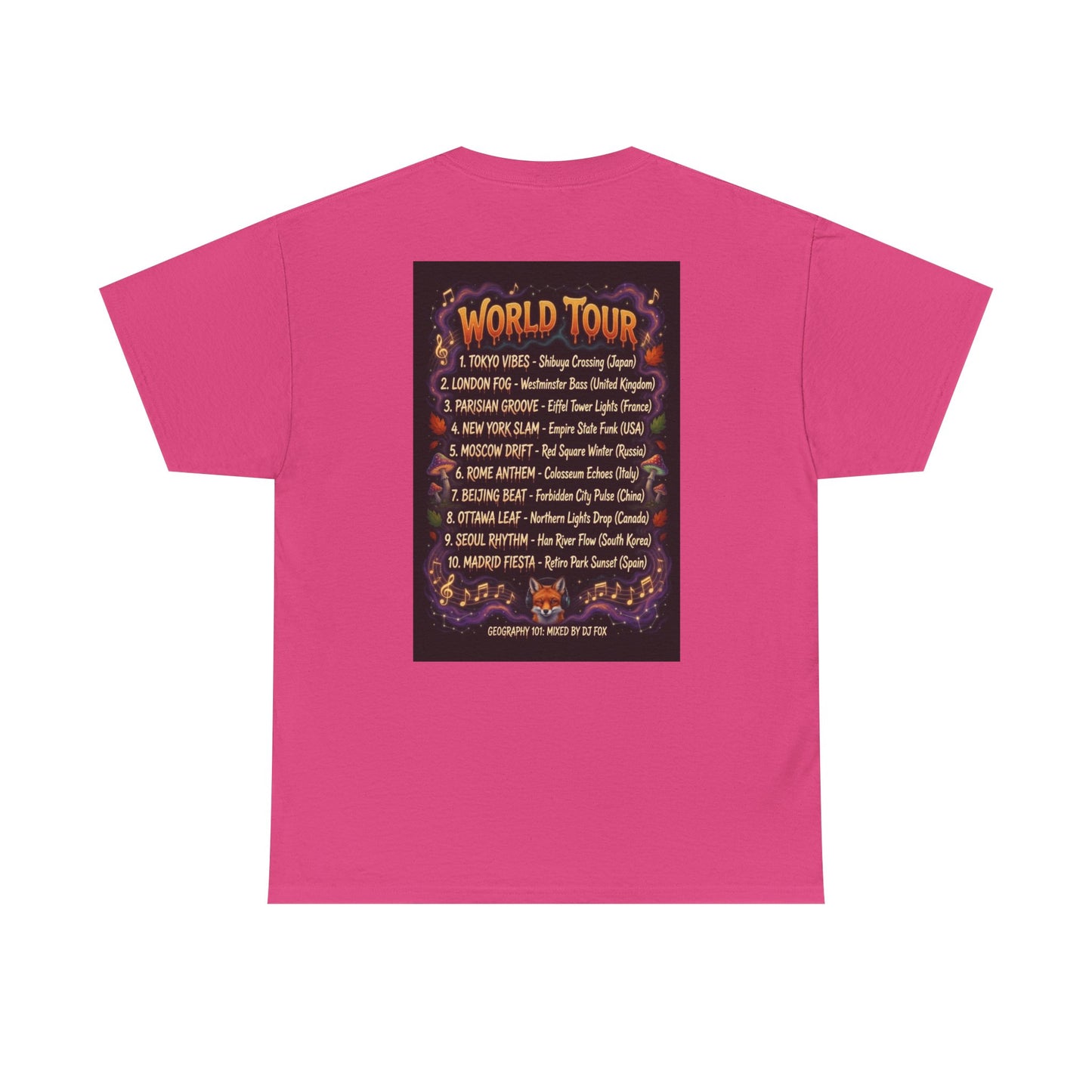 DJ Fox World Tour - Narciza T‑Shirt